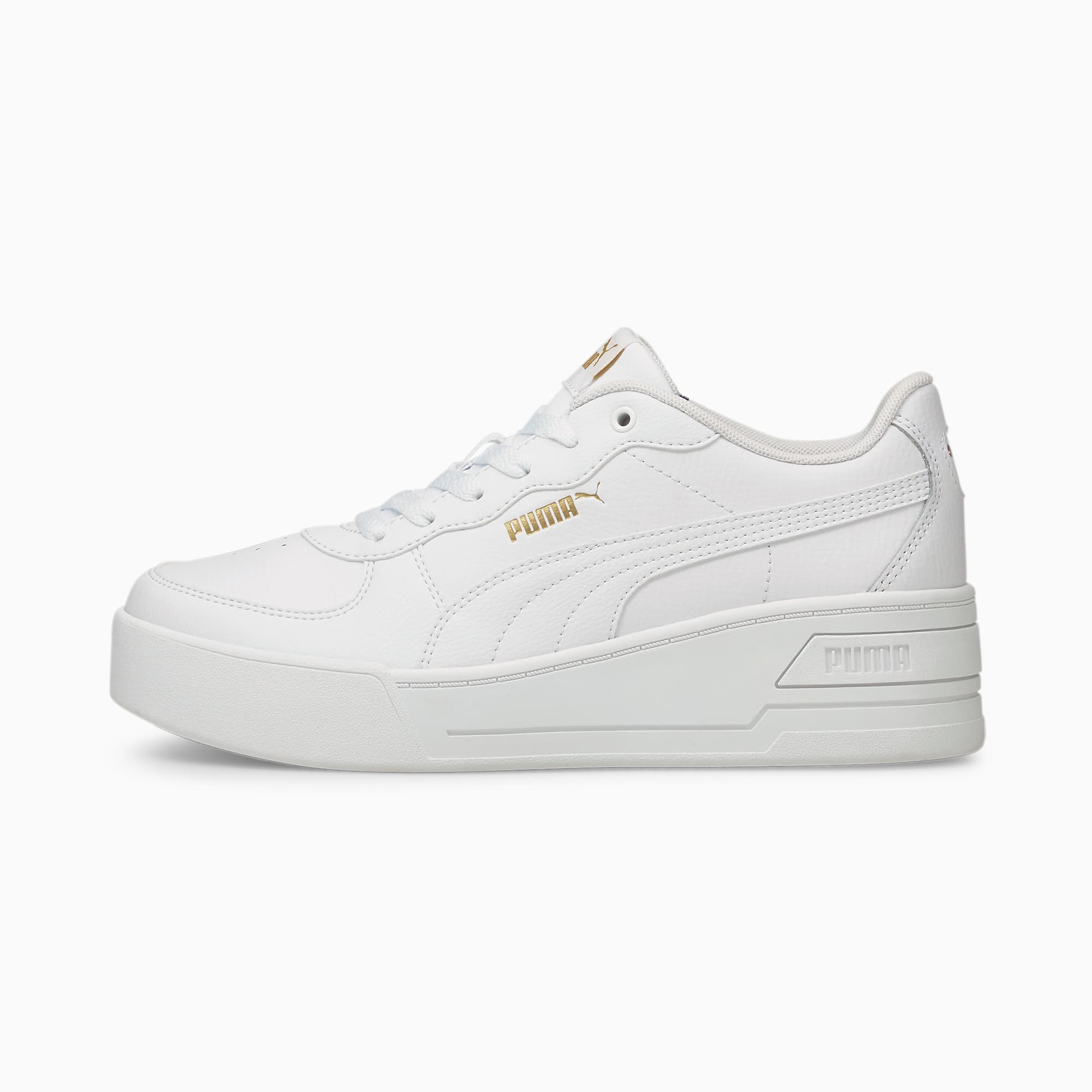 Womens white sneakers puma clearance