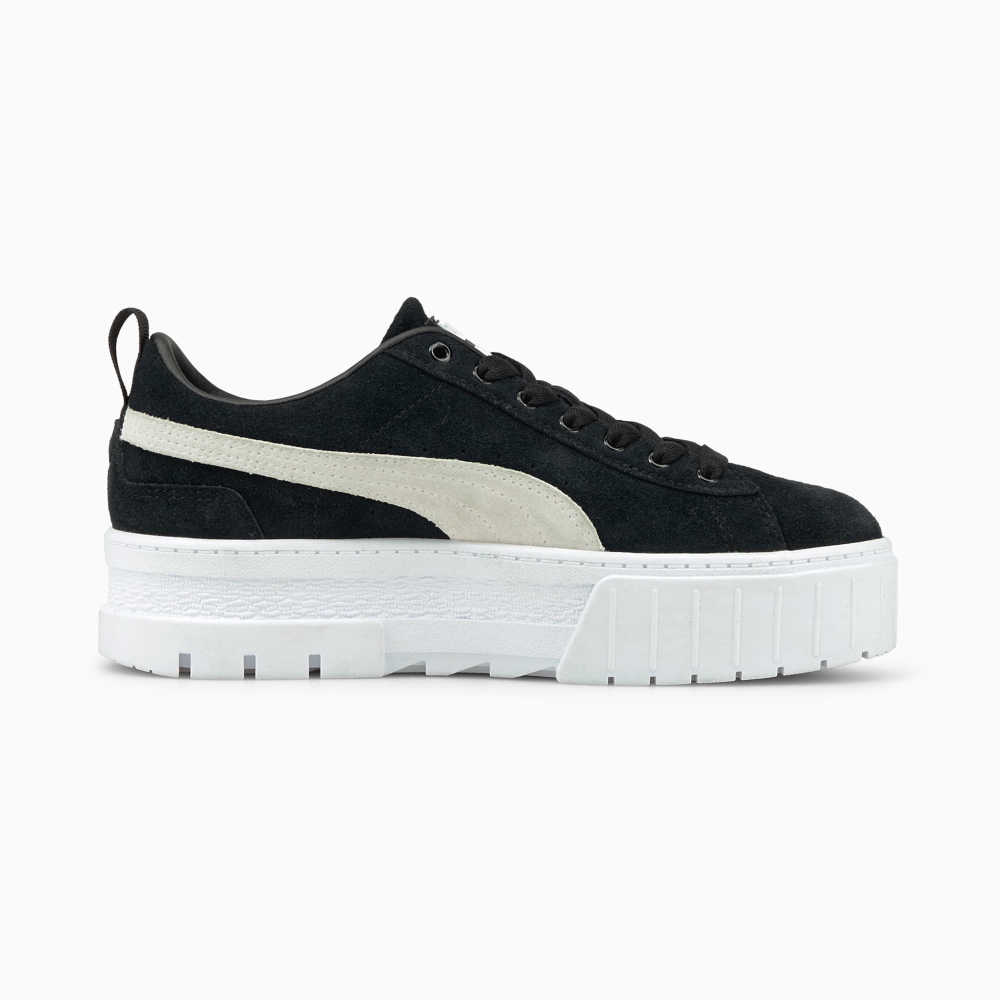 PUMA Mayze cuir Femme Blanc