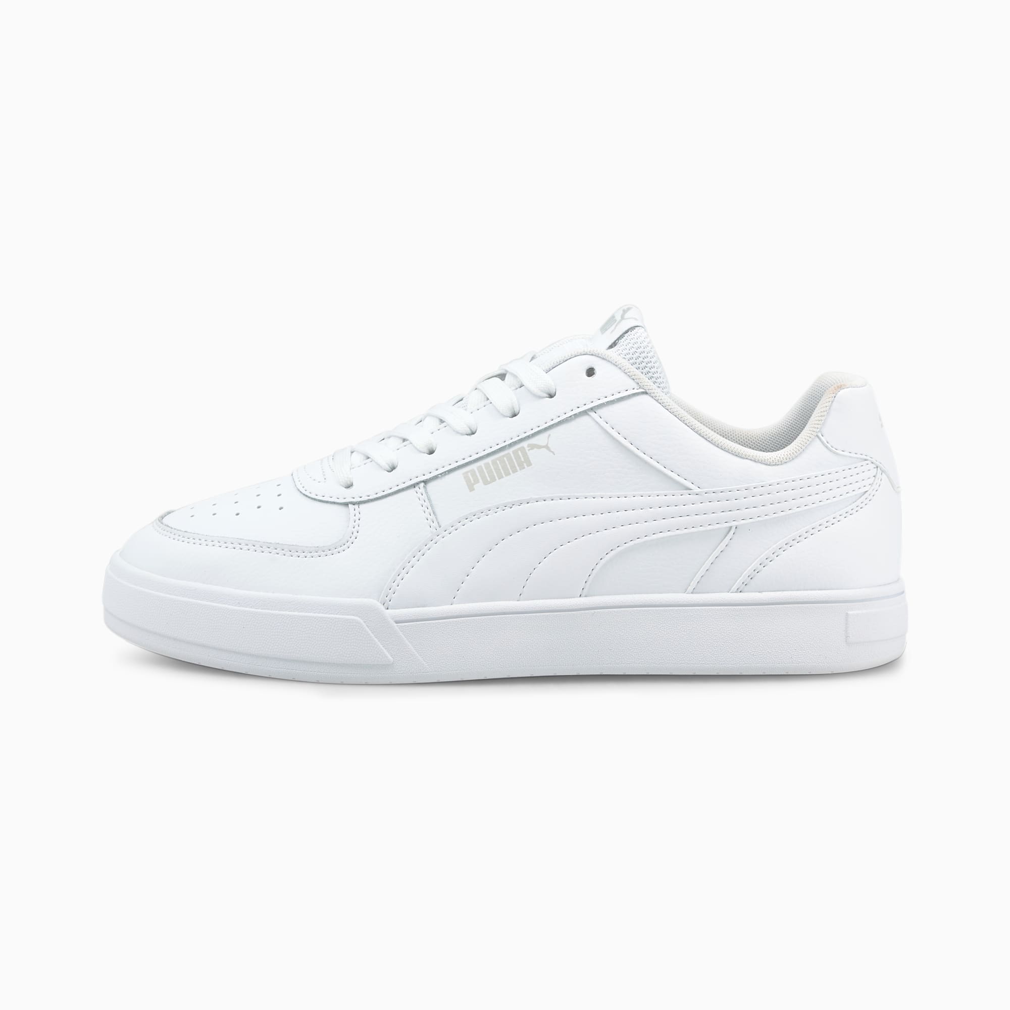 Save 8% PUMA Leather Caven Dime White Sneaker 384953-04 Womens Mens Shoes Mens Trainers Low-top trainers 