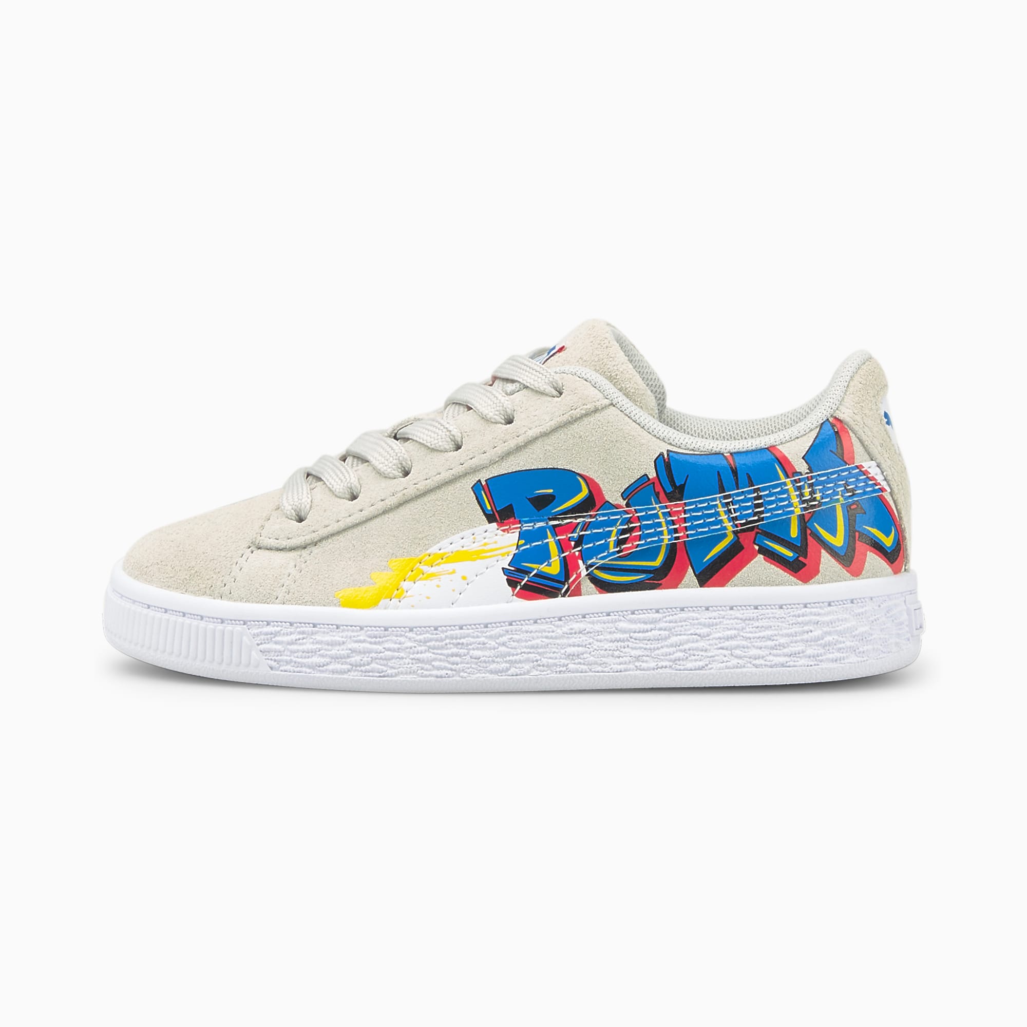 Puma x power through peace australia suede discount sneakers