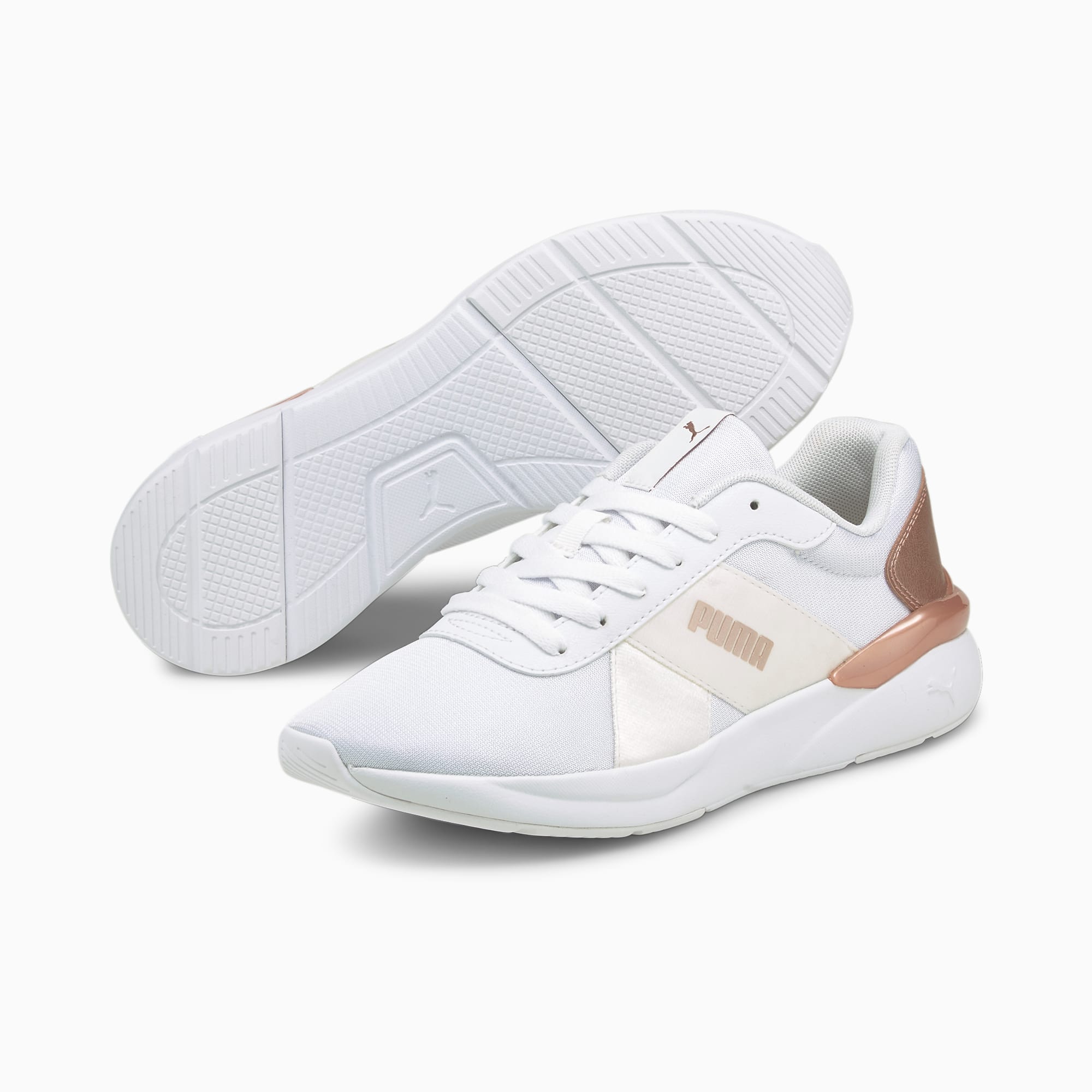 Puma trainers rose gold store
