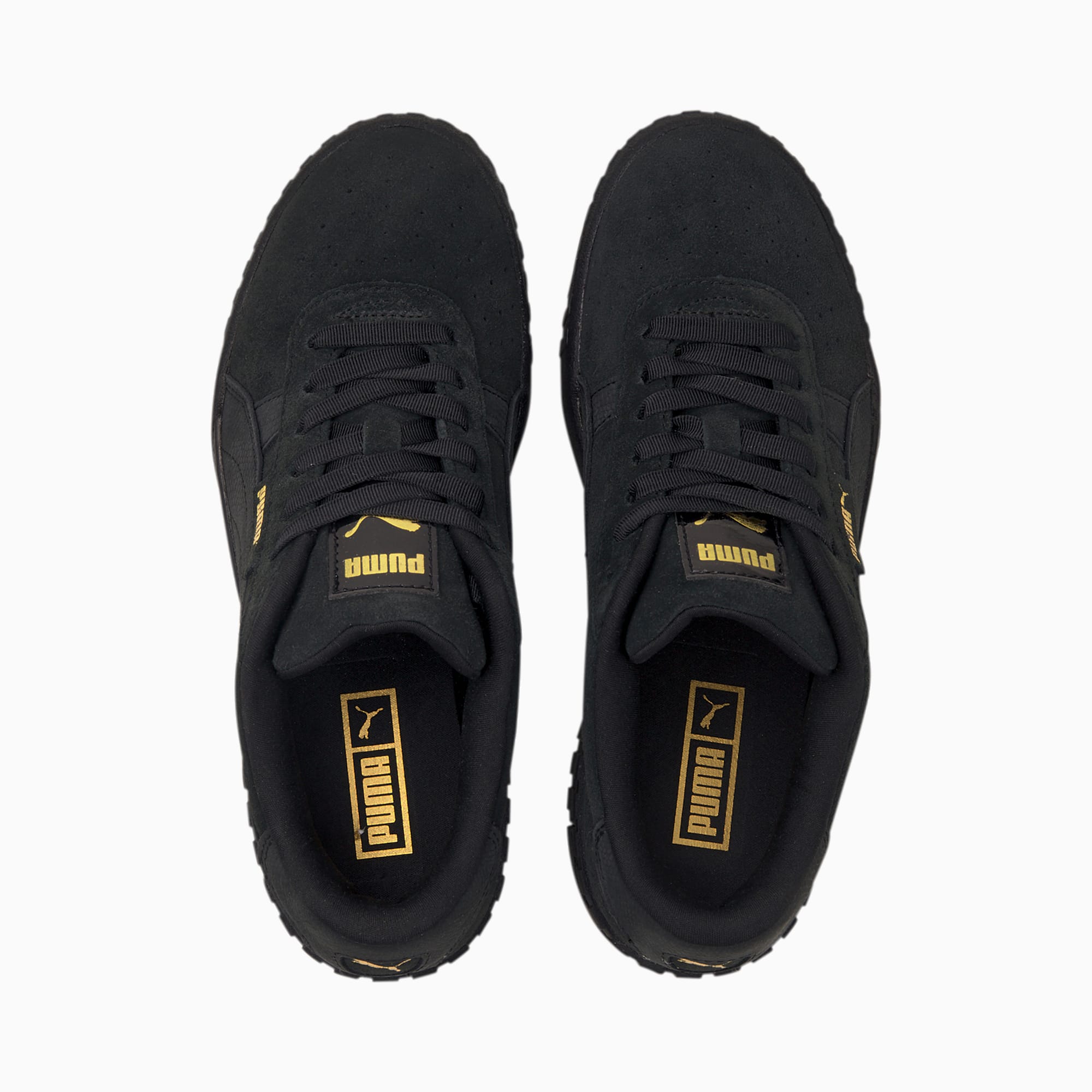 【PUMA】Cali Wedge Tonal Women's Sneakers Buy Puma Womens Cali Wedge Tonal WNS Black-Ebony Sneaker - 4