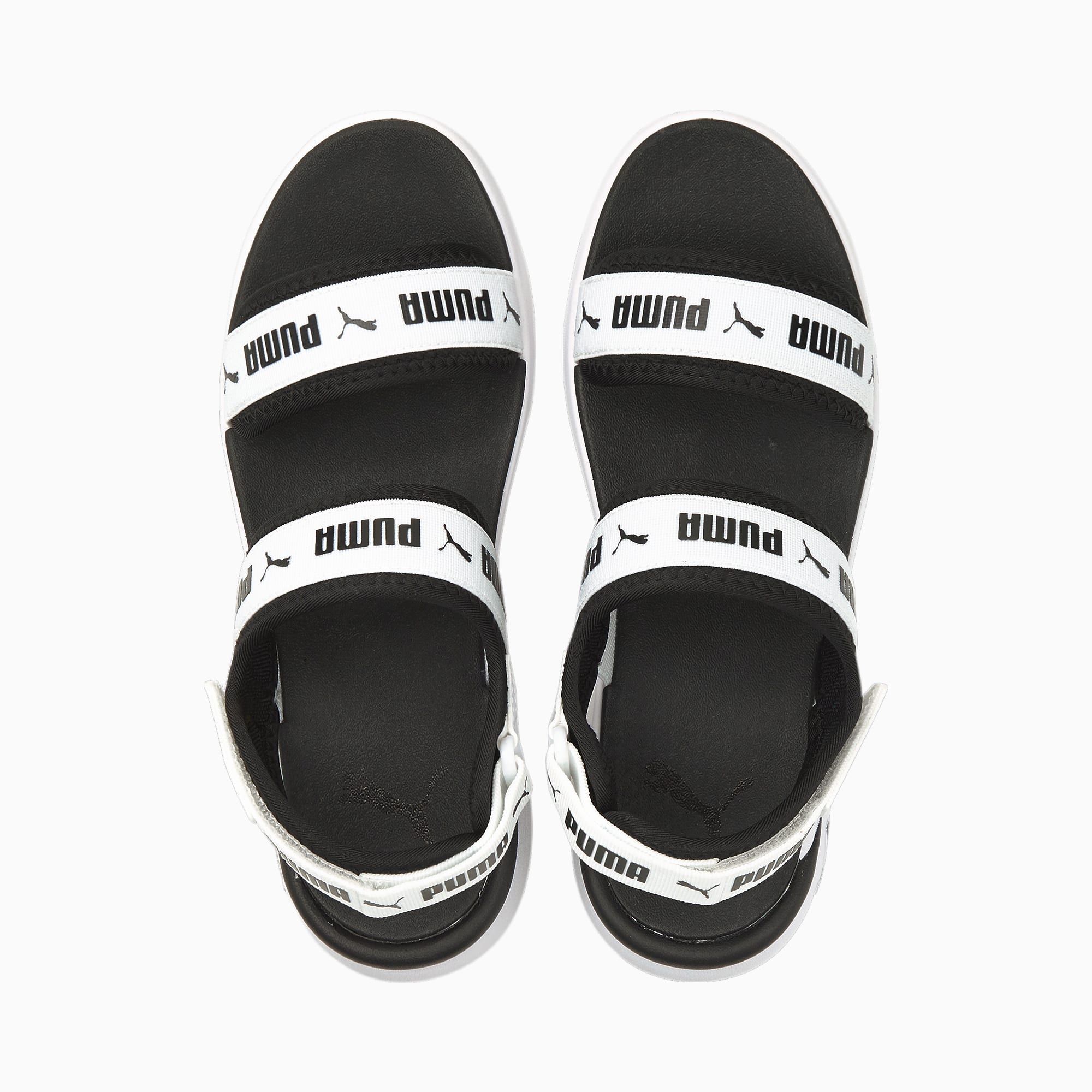Puma white sandals store
