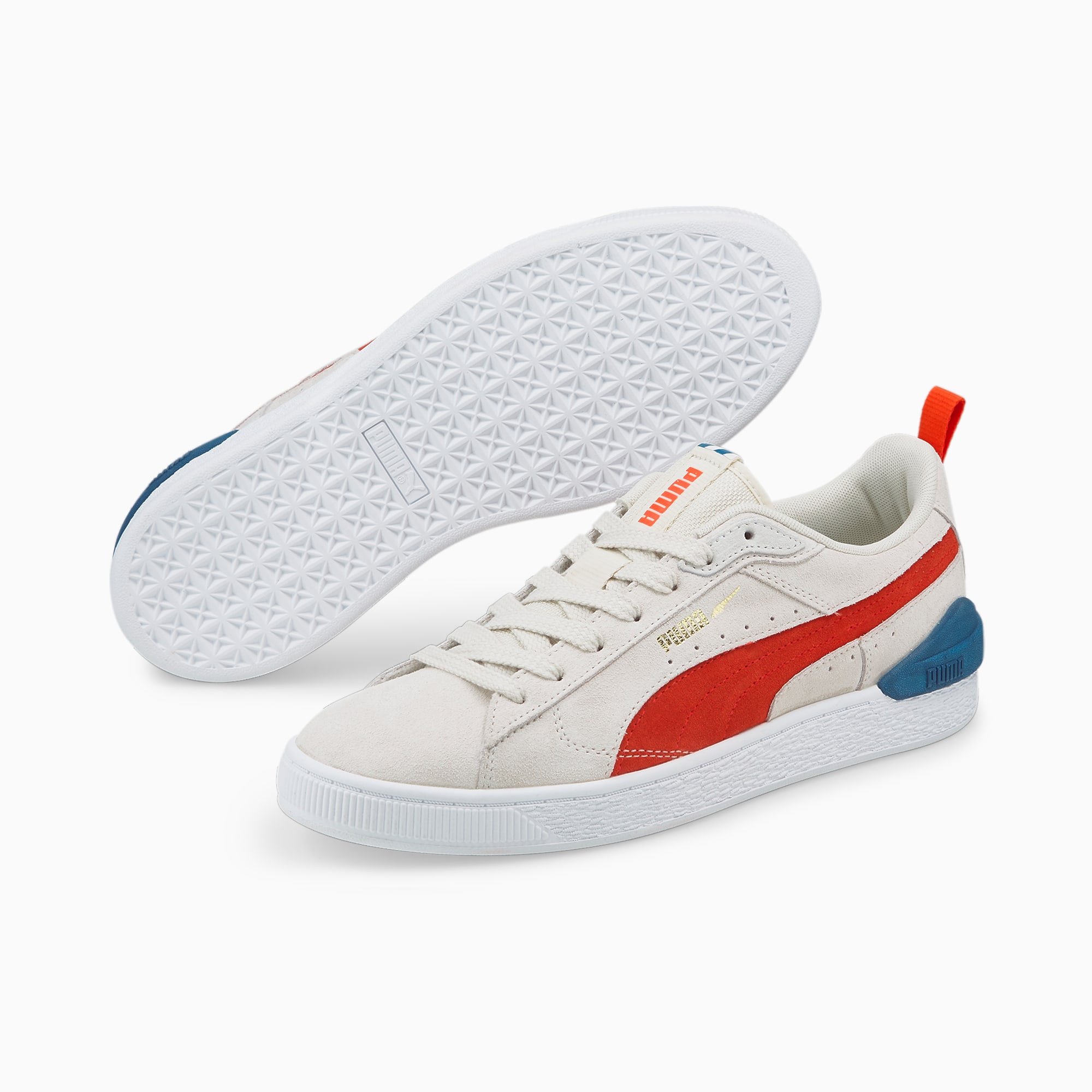 Puma suede bianche cheap