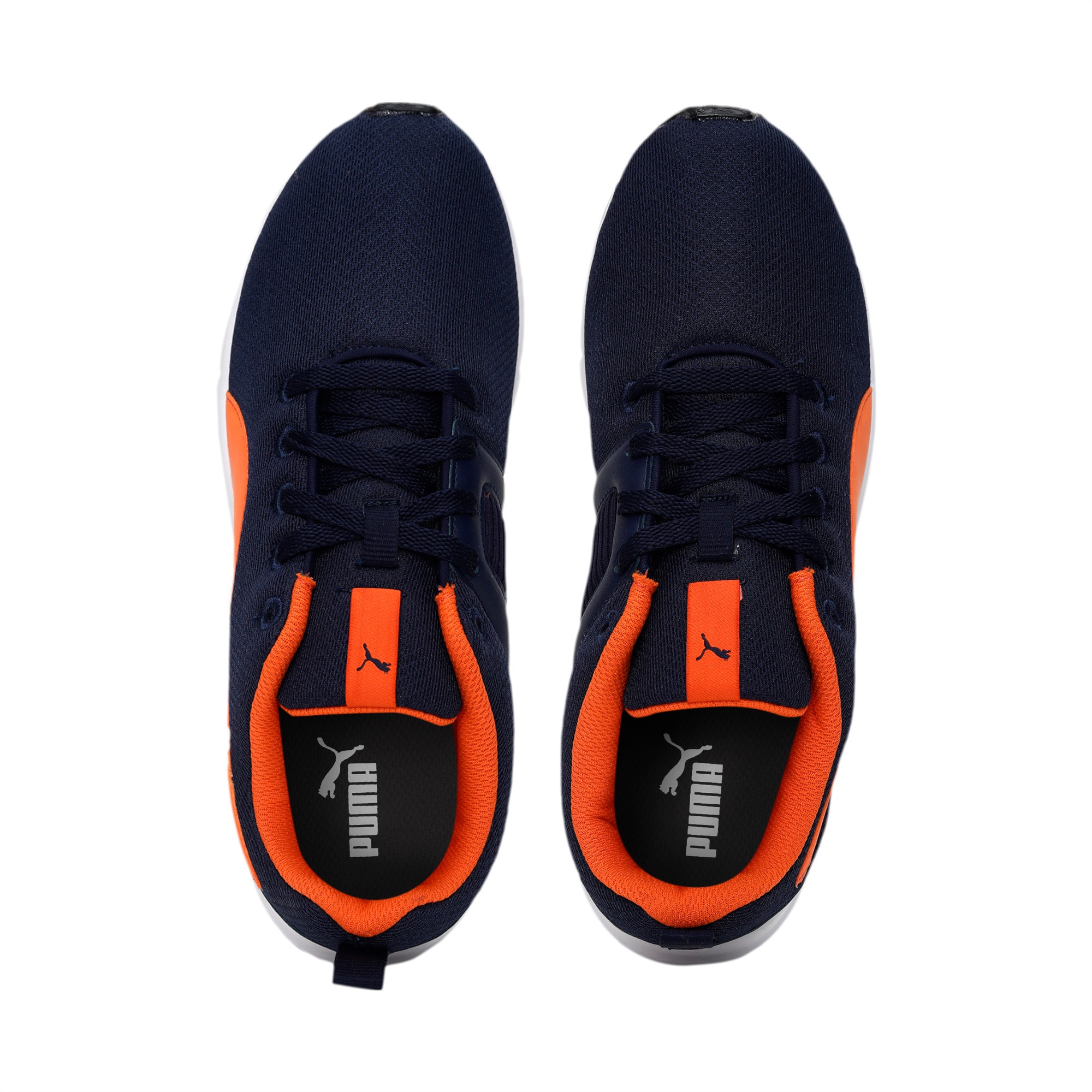 Puma kor sneakers black orange clearance