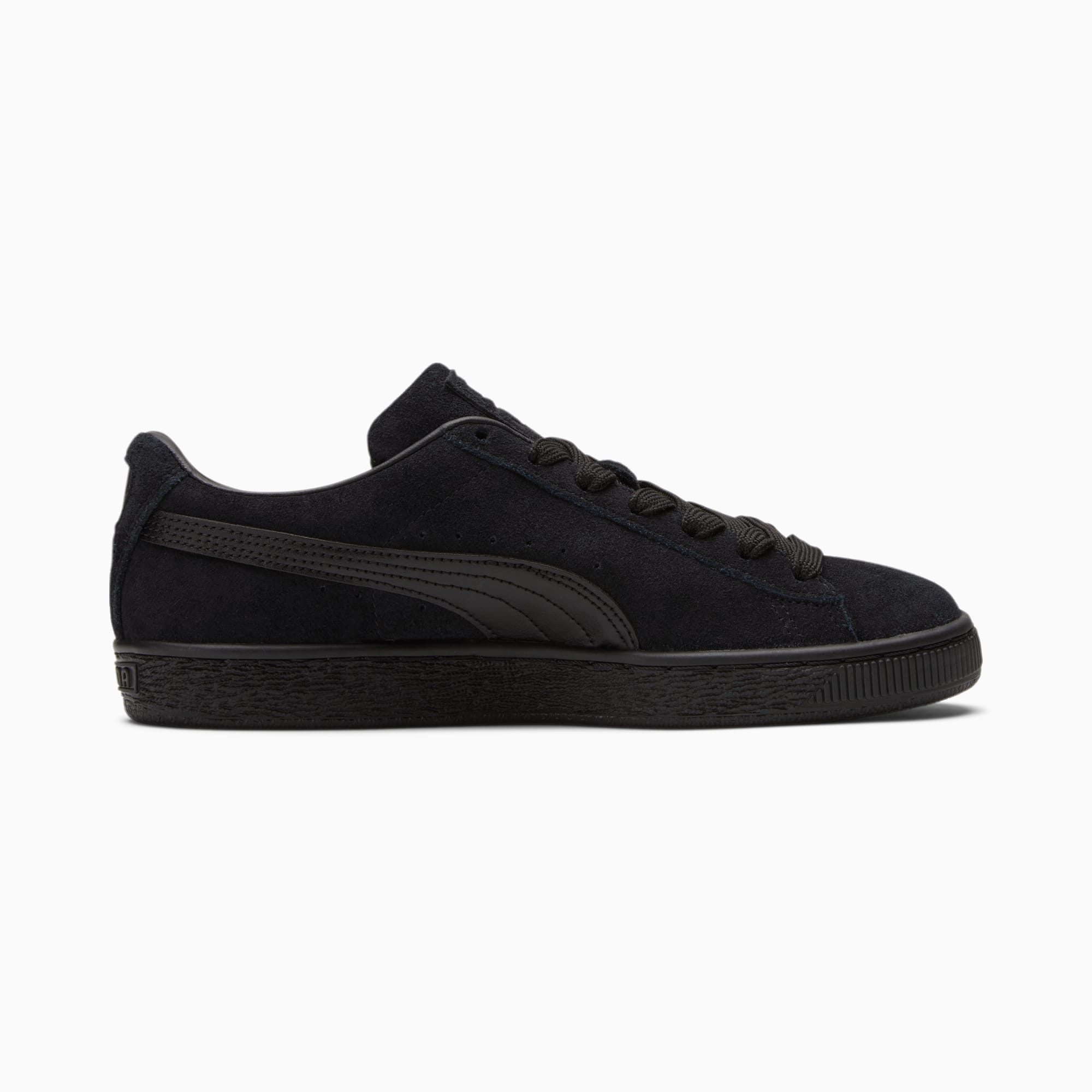 All black sales puma suede womens