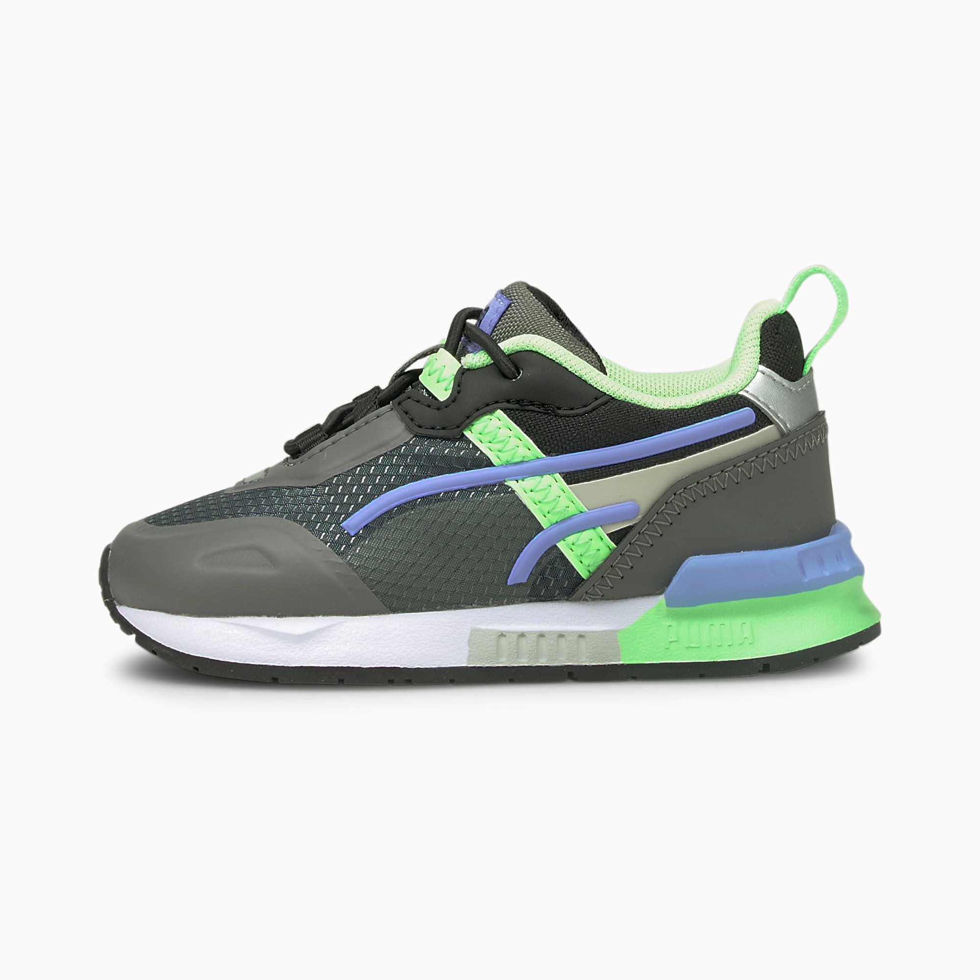 girls black puma trainers