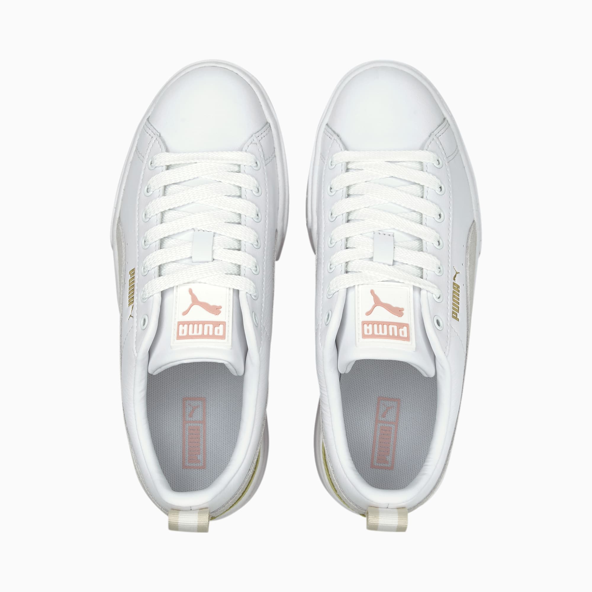 Mayze Lth Women S Trainers Puma White Lotus Puma Mayze Puma