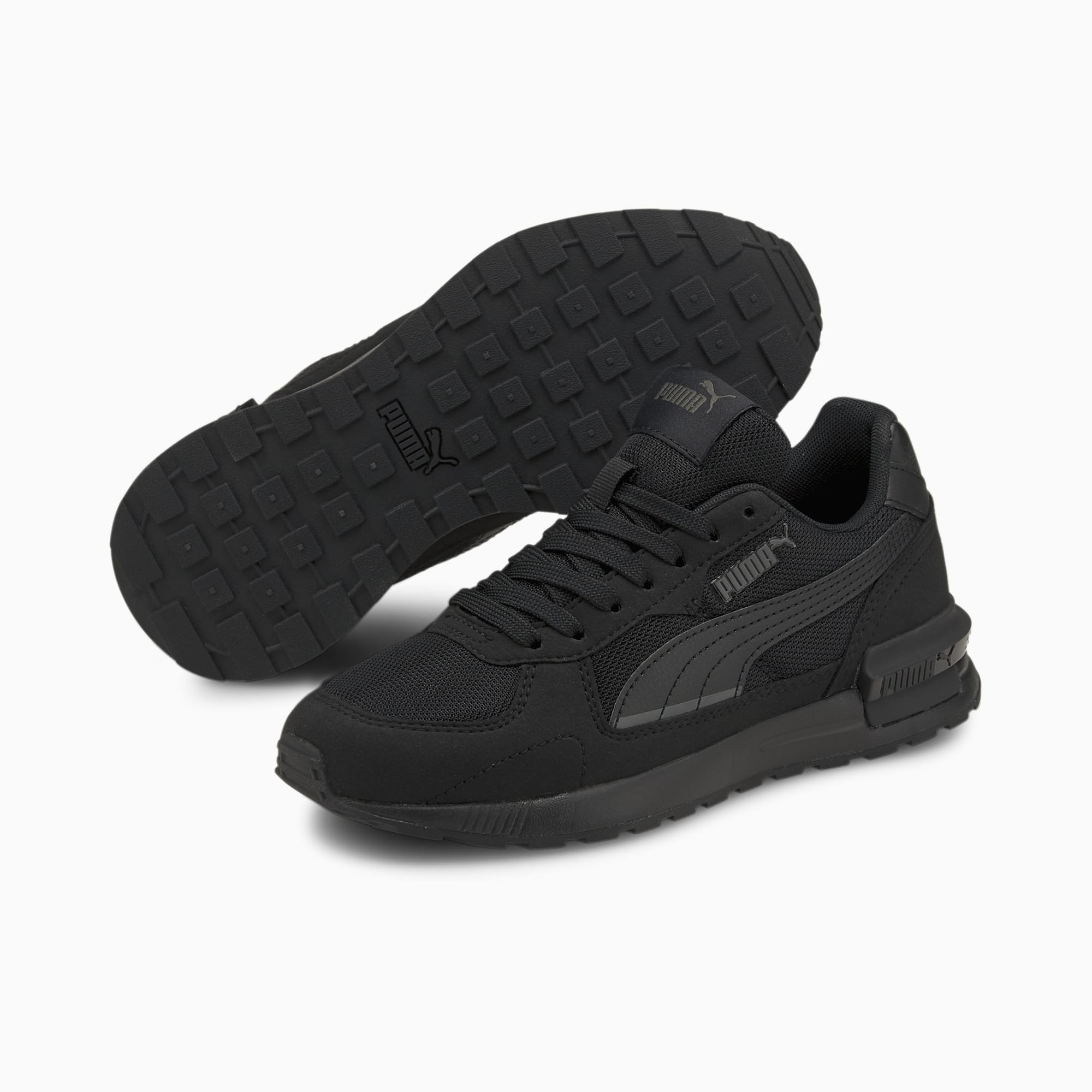 Scarpe da ginnastica Graviton Youth, Puma Black-Puma Black-Dark Shadow, large