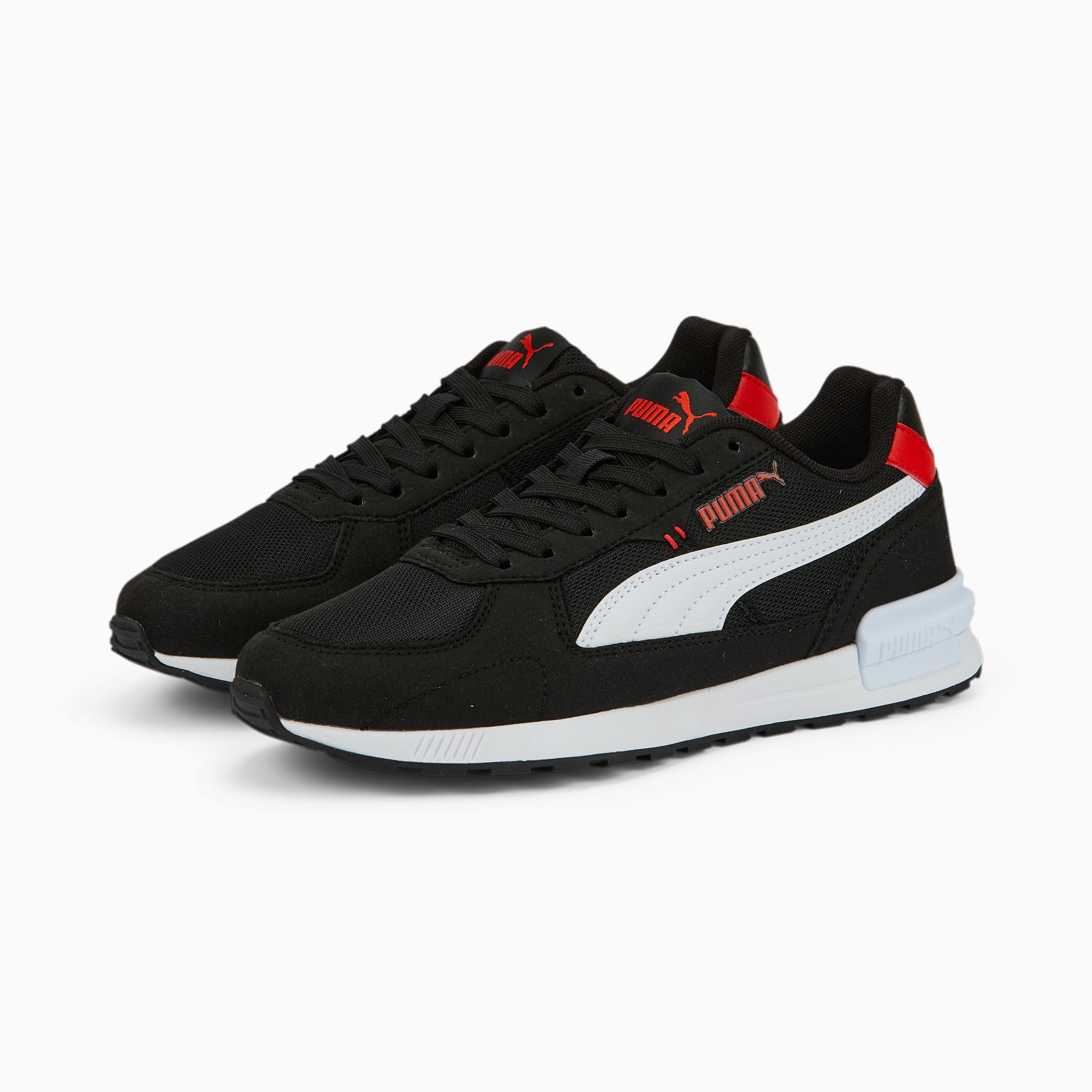 Baskets Graviton Enfant et Adolescent, Puma Black-Puma White-Puma Red, large