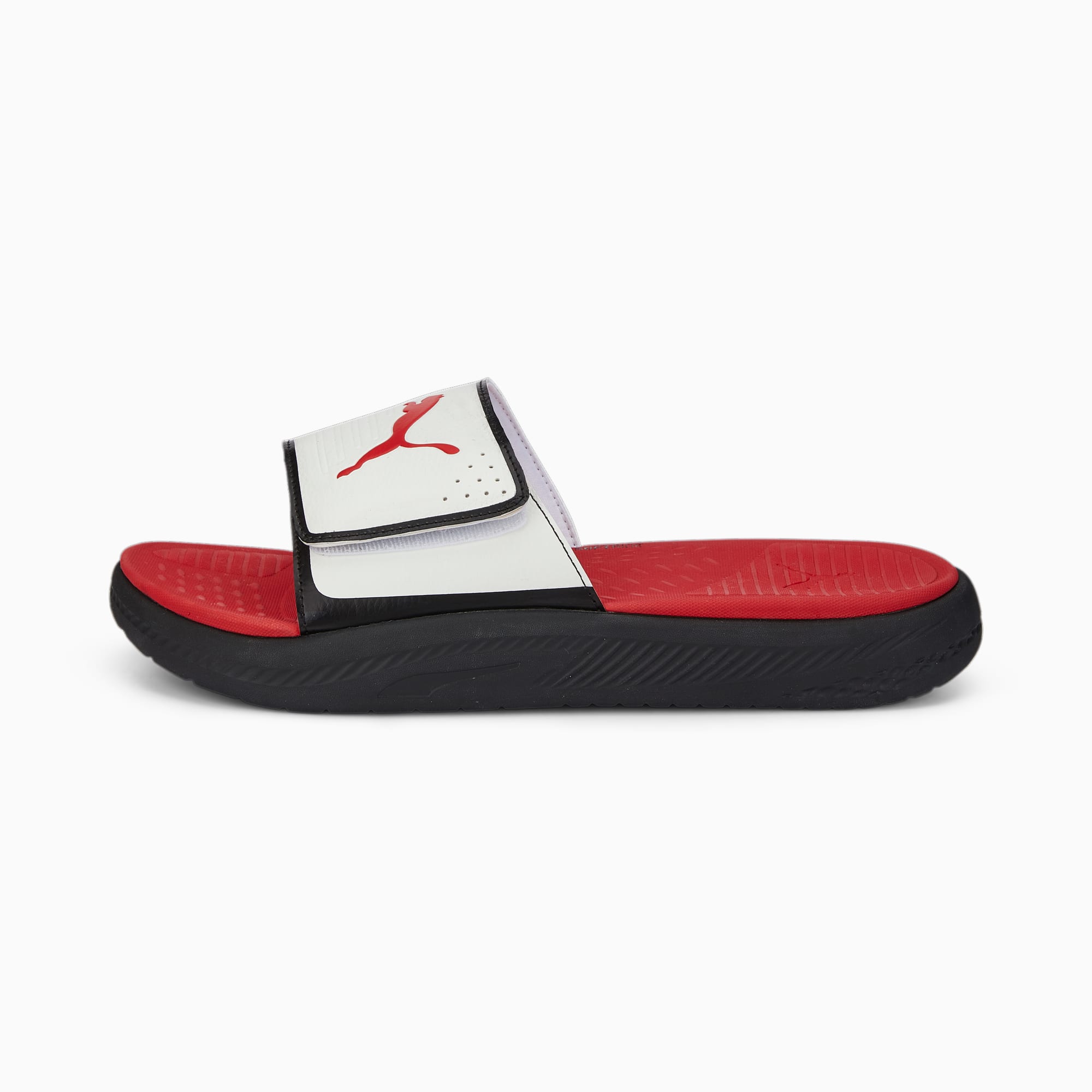 Red and black puma slides 2025