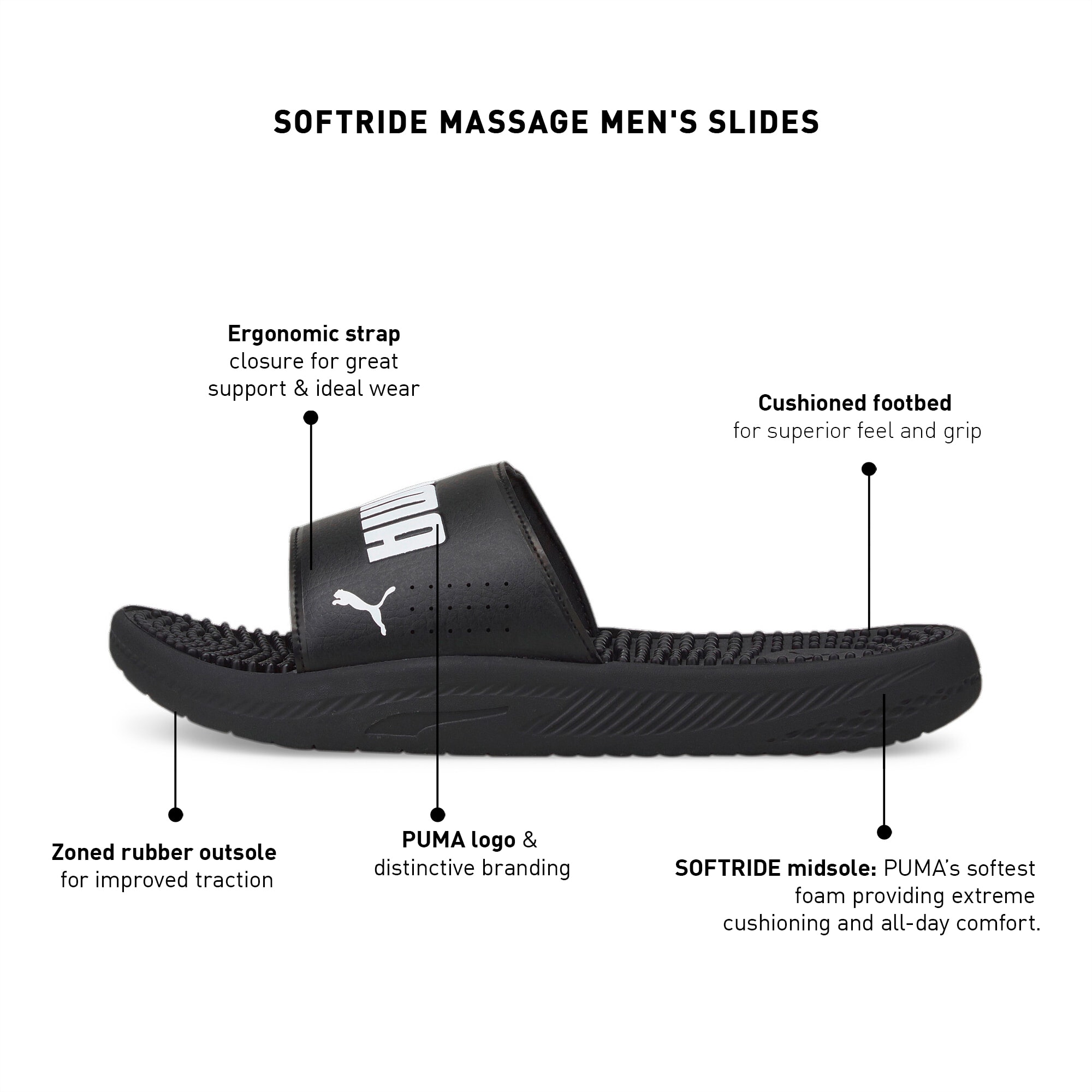Rubber puma slides online