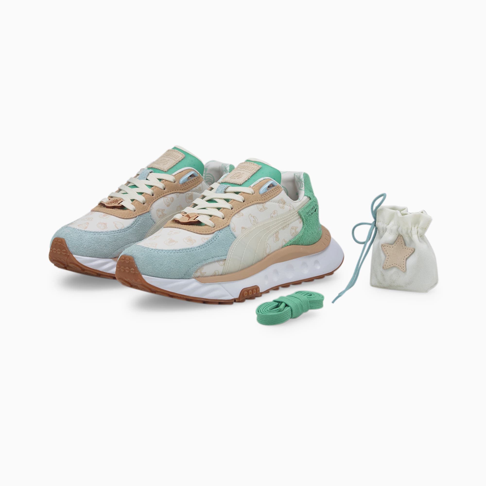 Tenis Adolescentes Wild Rider PUMA x Animal Crossing PUMA