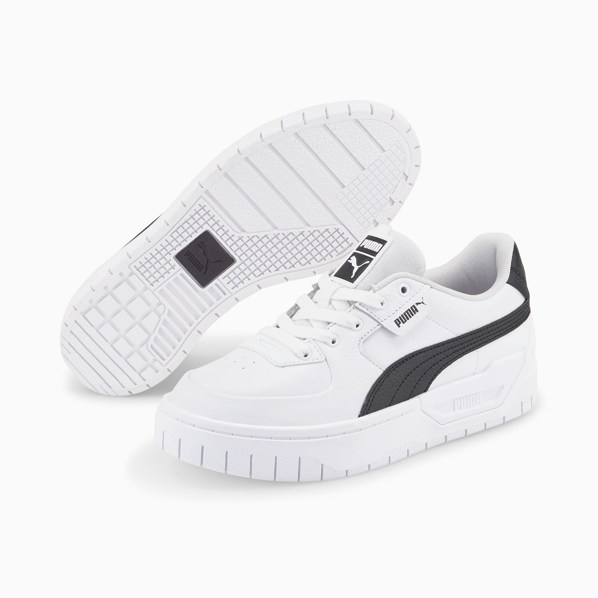 Puma cali trainers top white and black