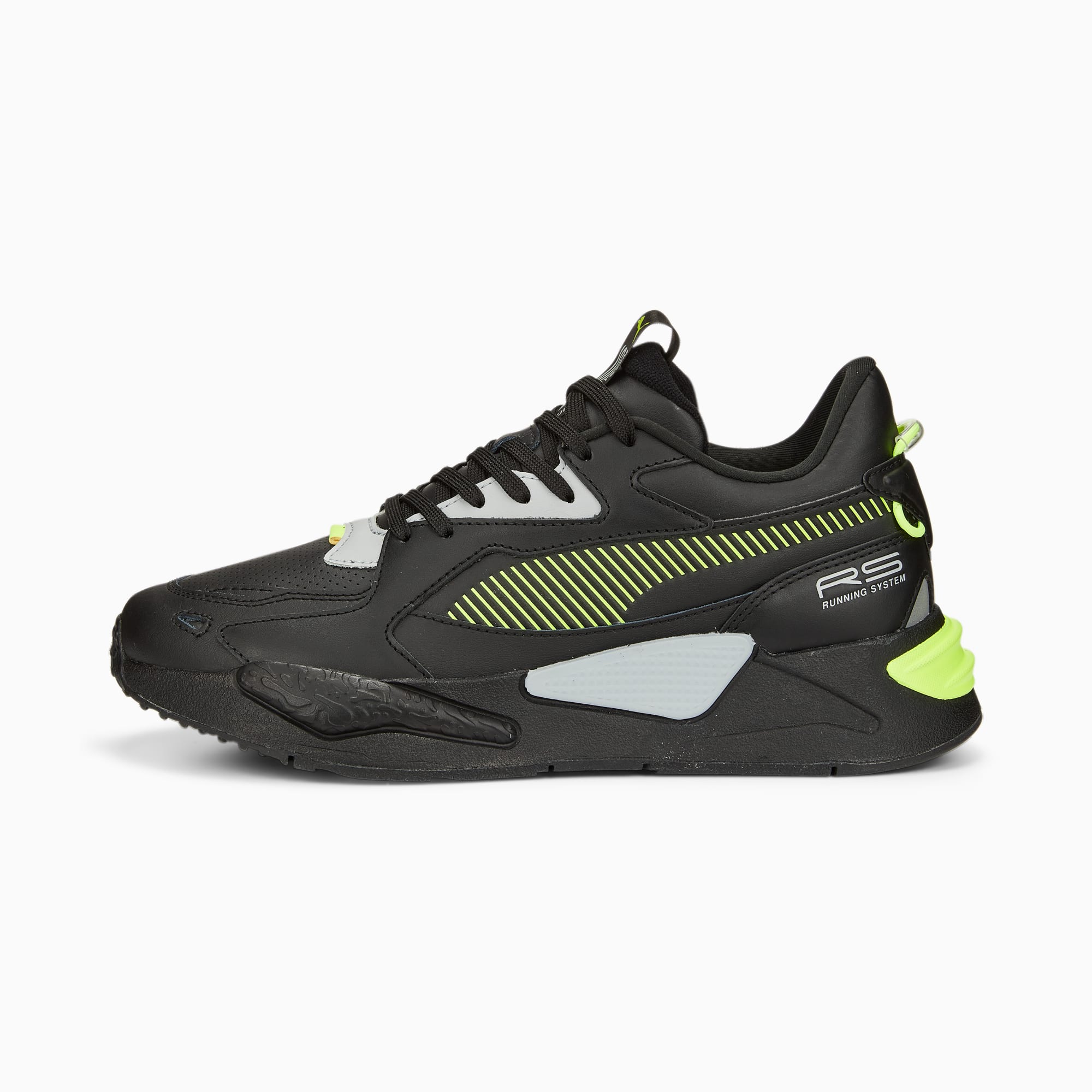Puma black and green trainers best sale