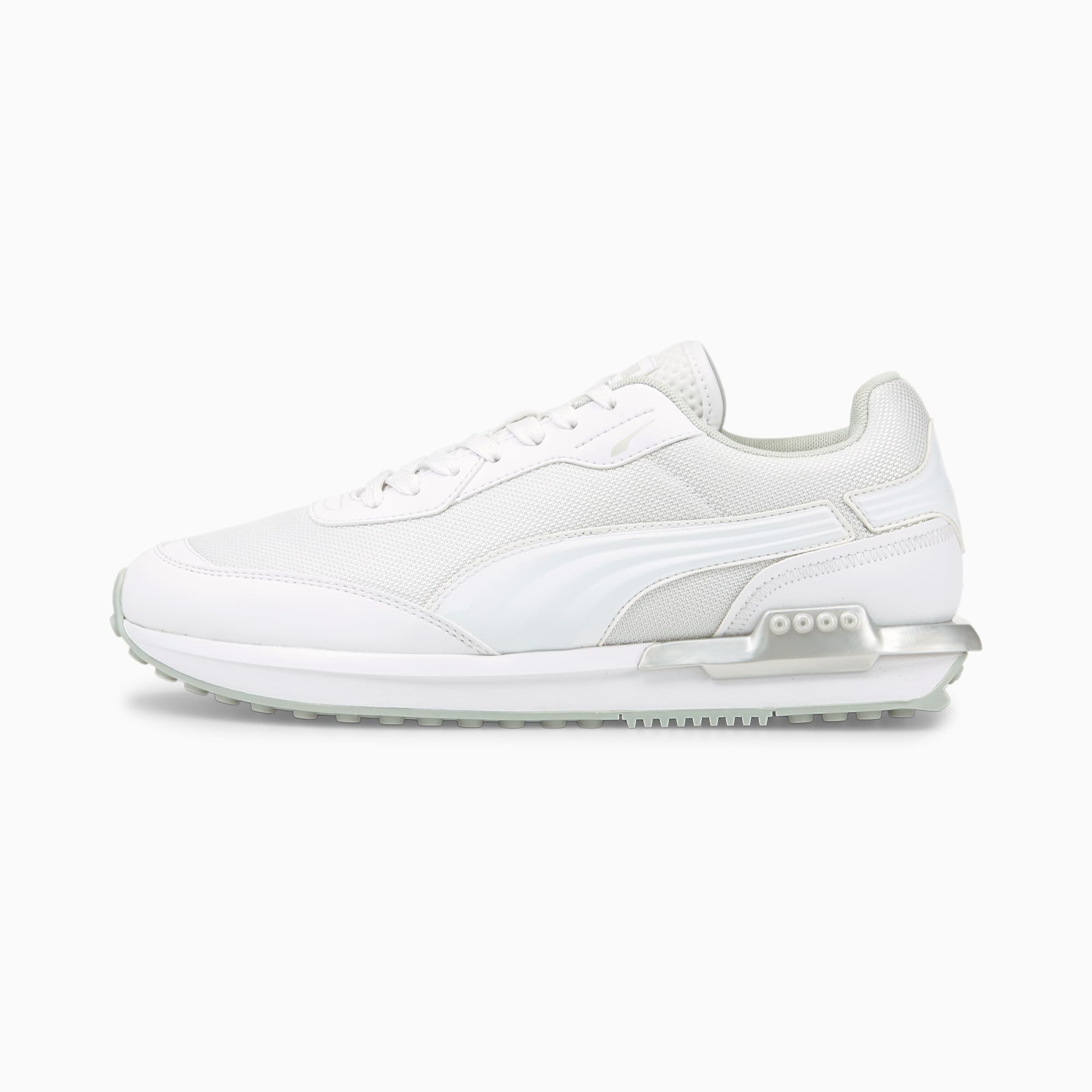 City Rider Moulded Trainers, Puma White, extralarge