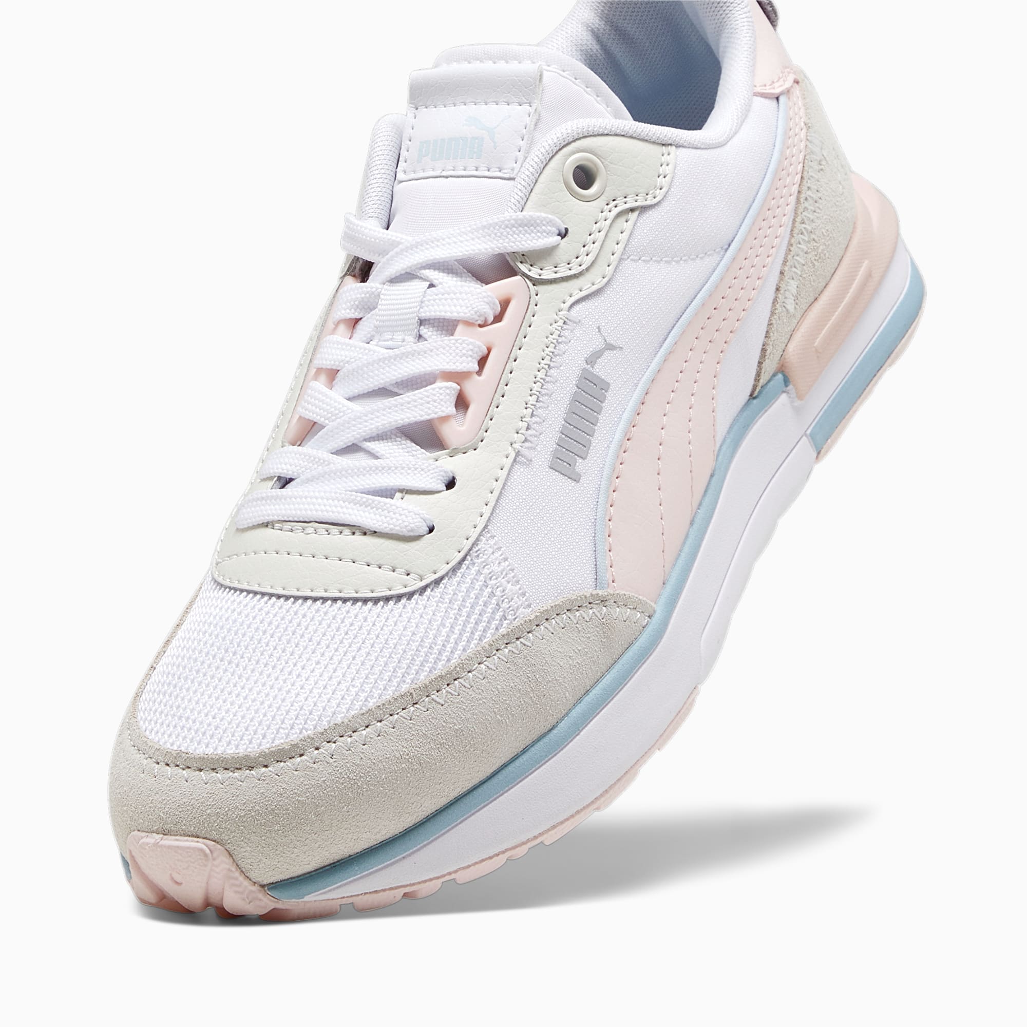 R22 Trainers PUMA White Frosty Pink Vapor Gray Icy Blue PUMA