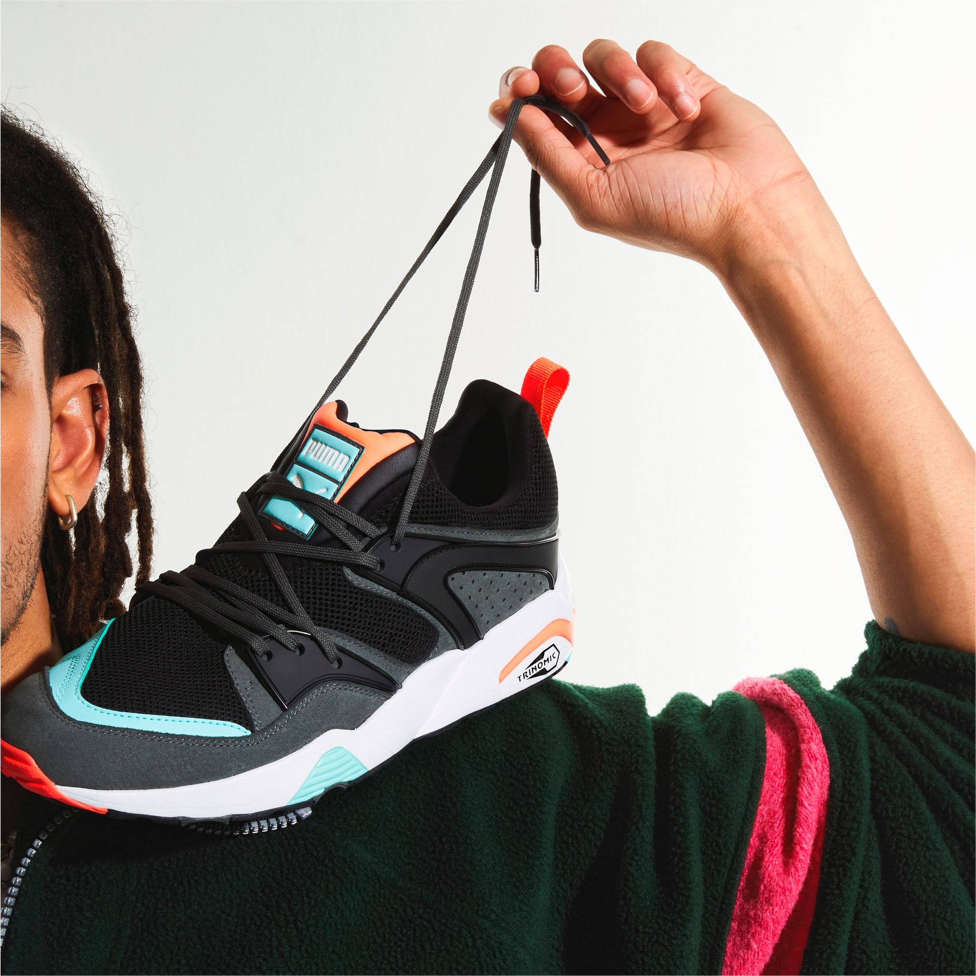Puma blaze of glory men black discount