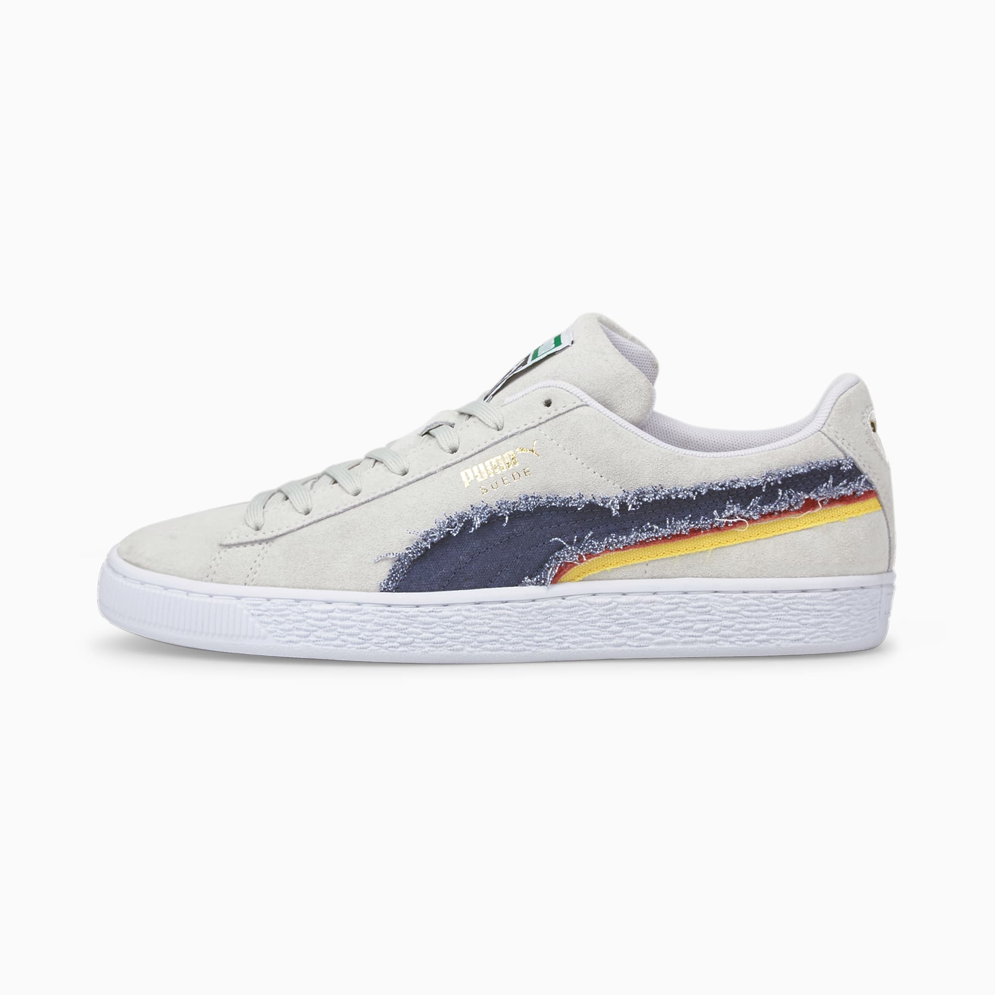Suede Triplex Denim Sneakers