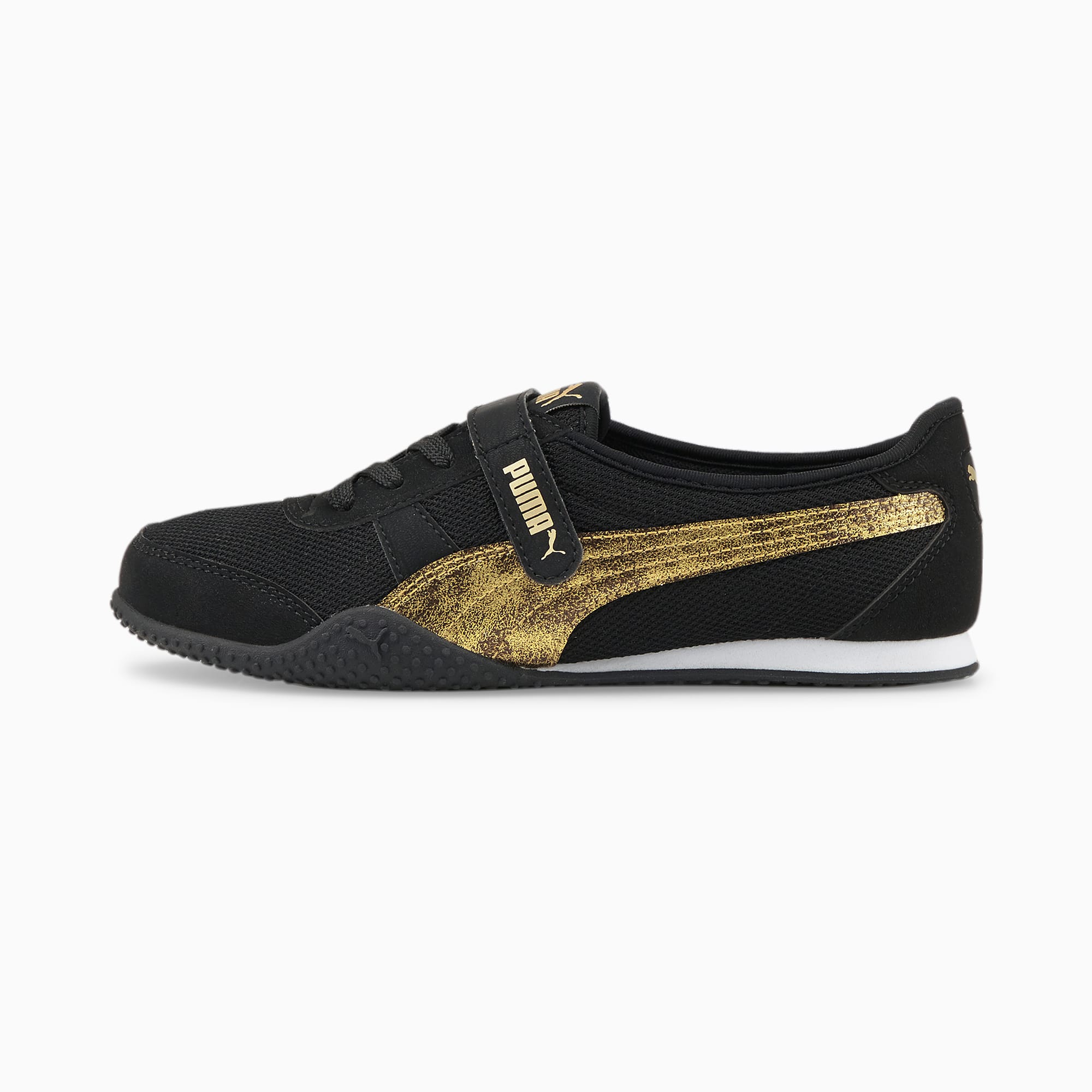 Gold puma trainers clearance