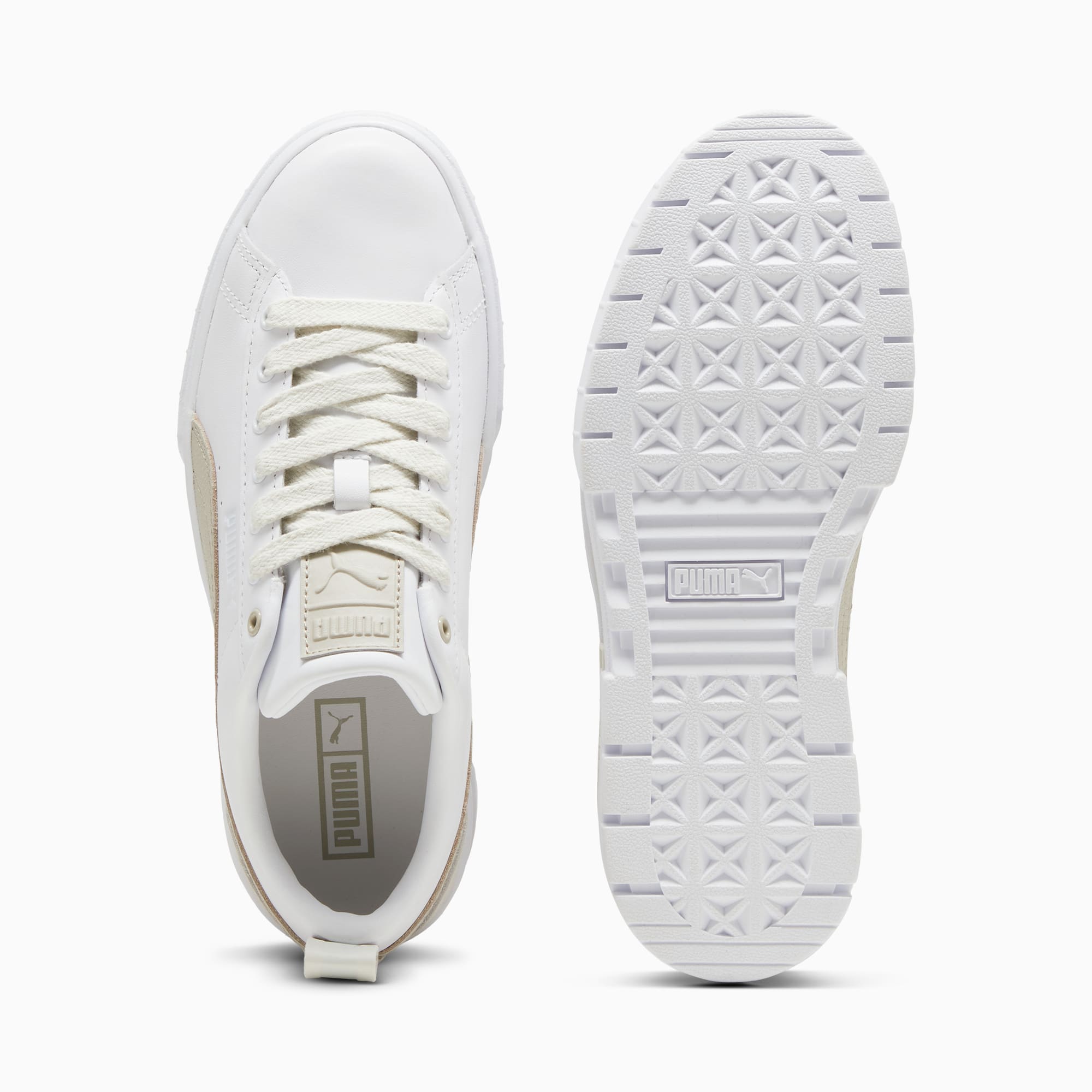 Puma thunder desert white trainers new arrivals