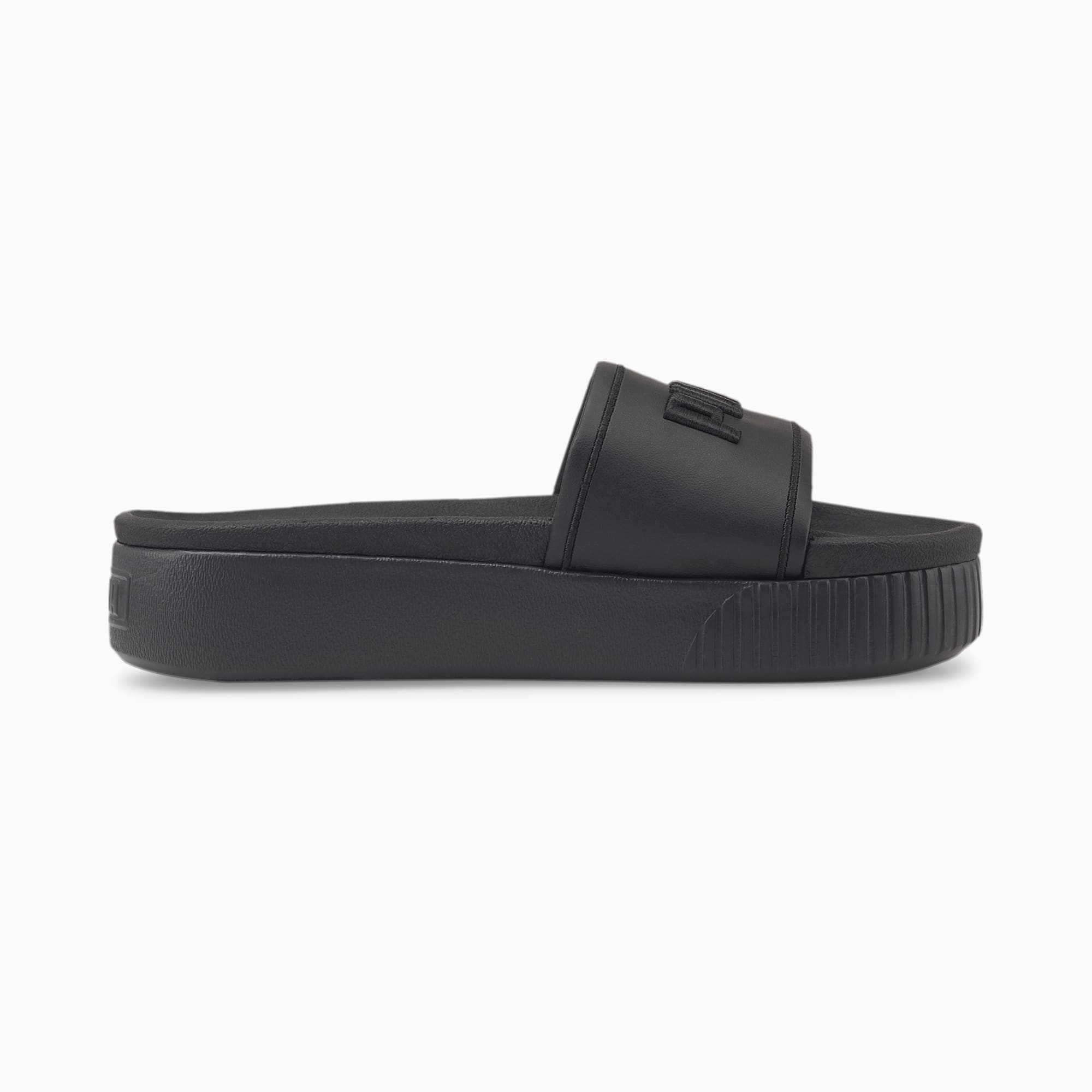 Puma platform slides white shop