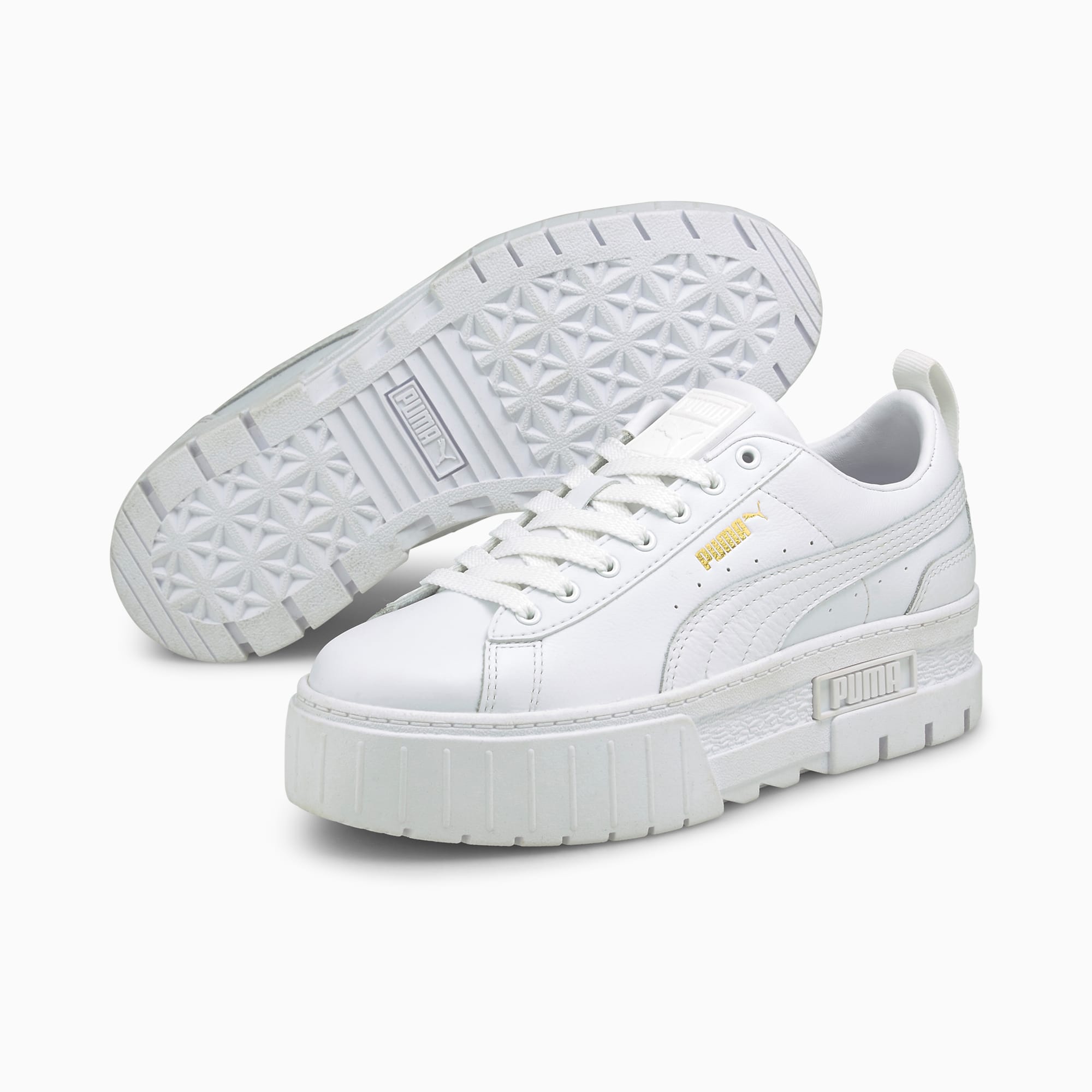 Mayze Classic sportschoenen voor dames, Puma White, extralarge