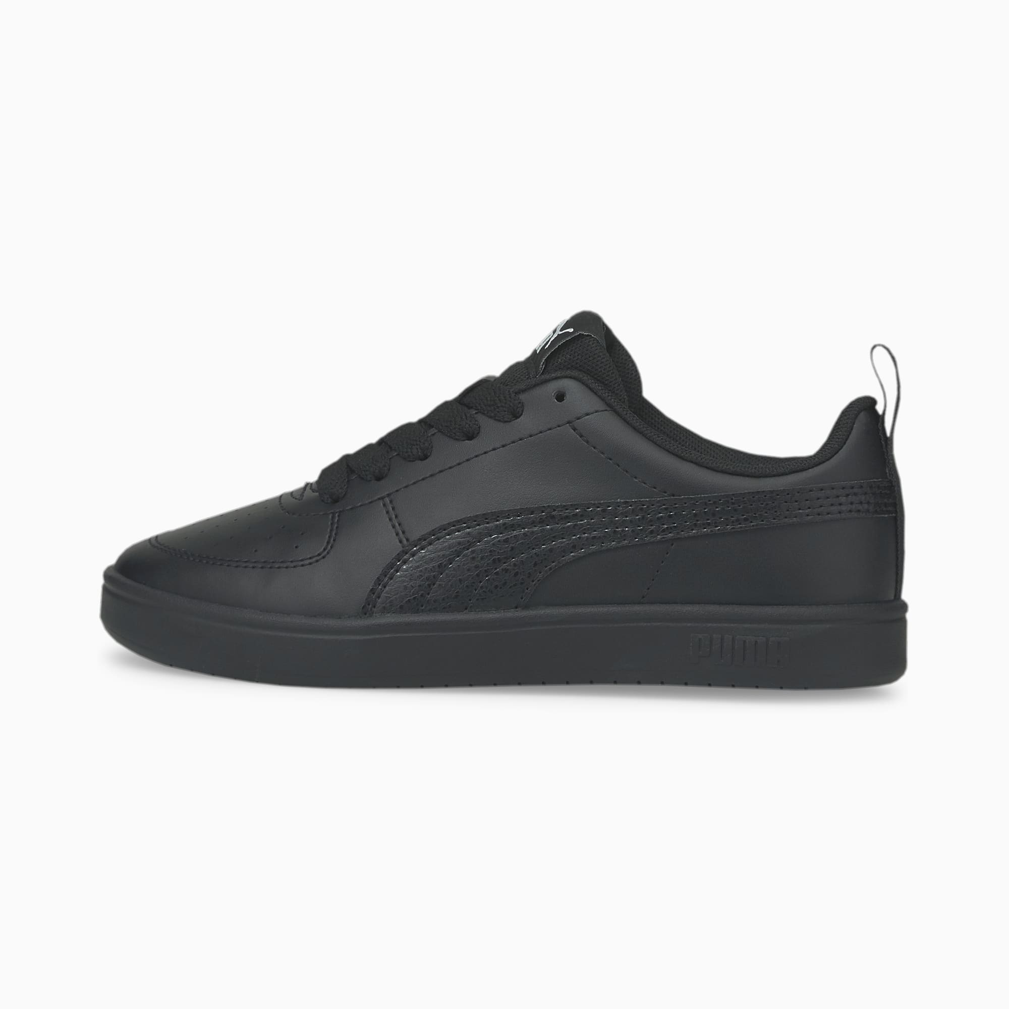 All black outlet youth sneakers