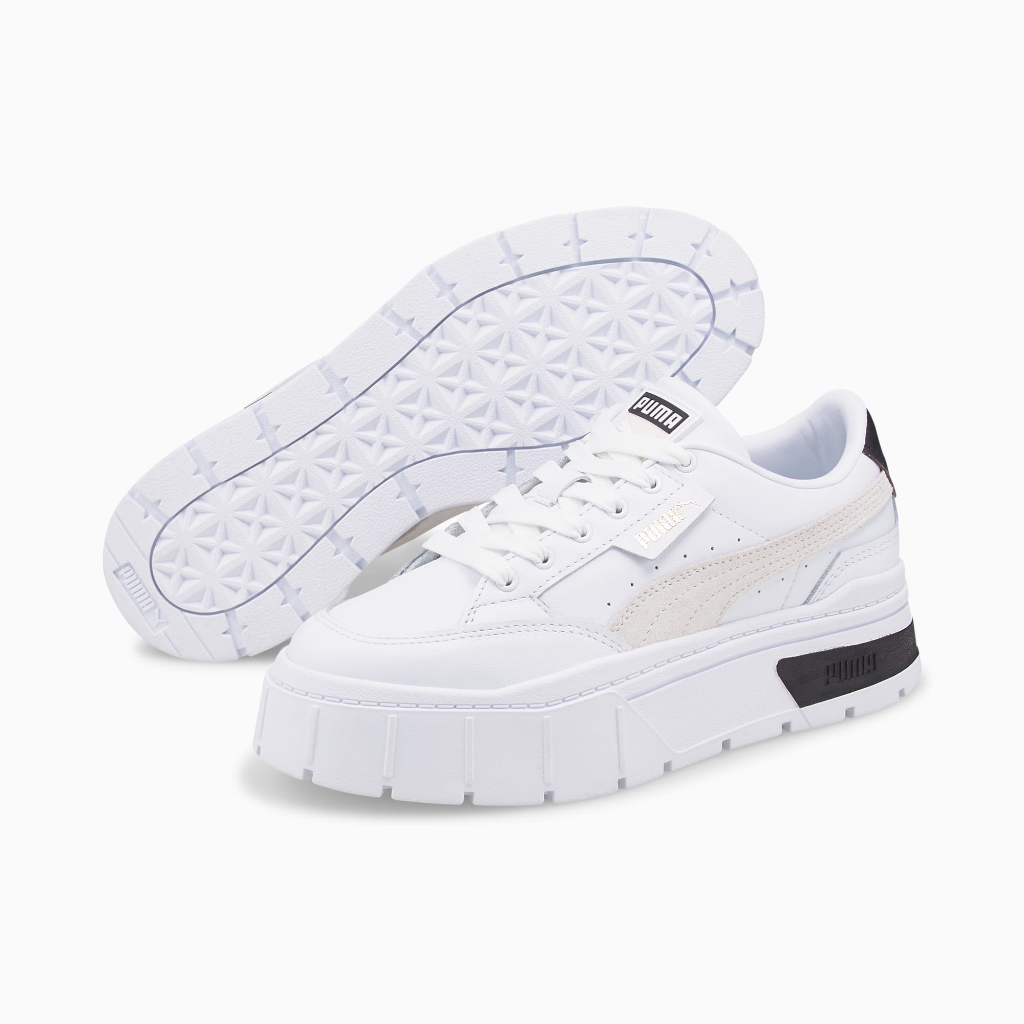 Puma mayze stack. Mayze Stack Puma White. Кроссовки Пума Mayze Stack. Puma Mayze White New.