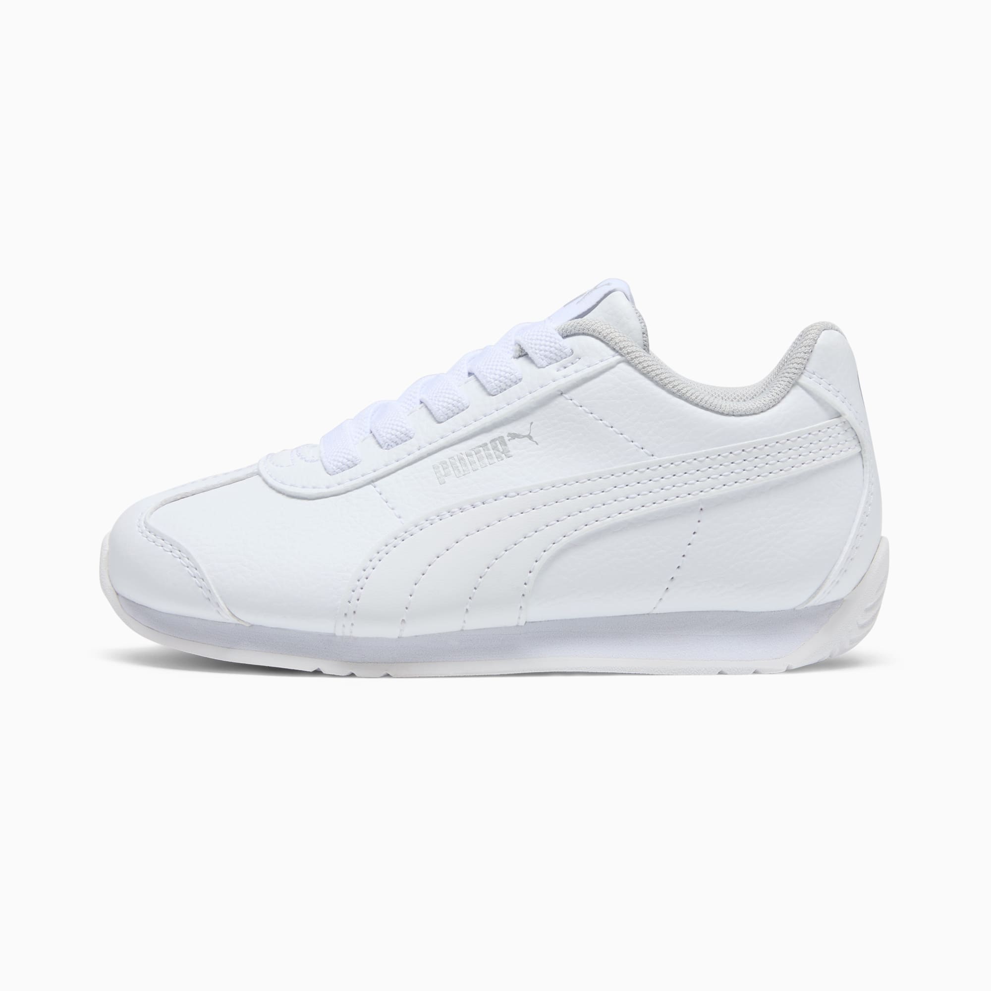 Kids white puma shoes sale