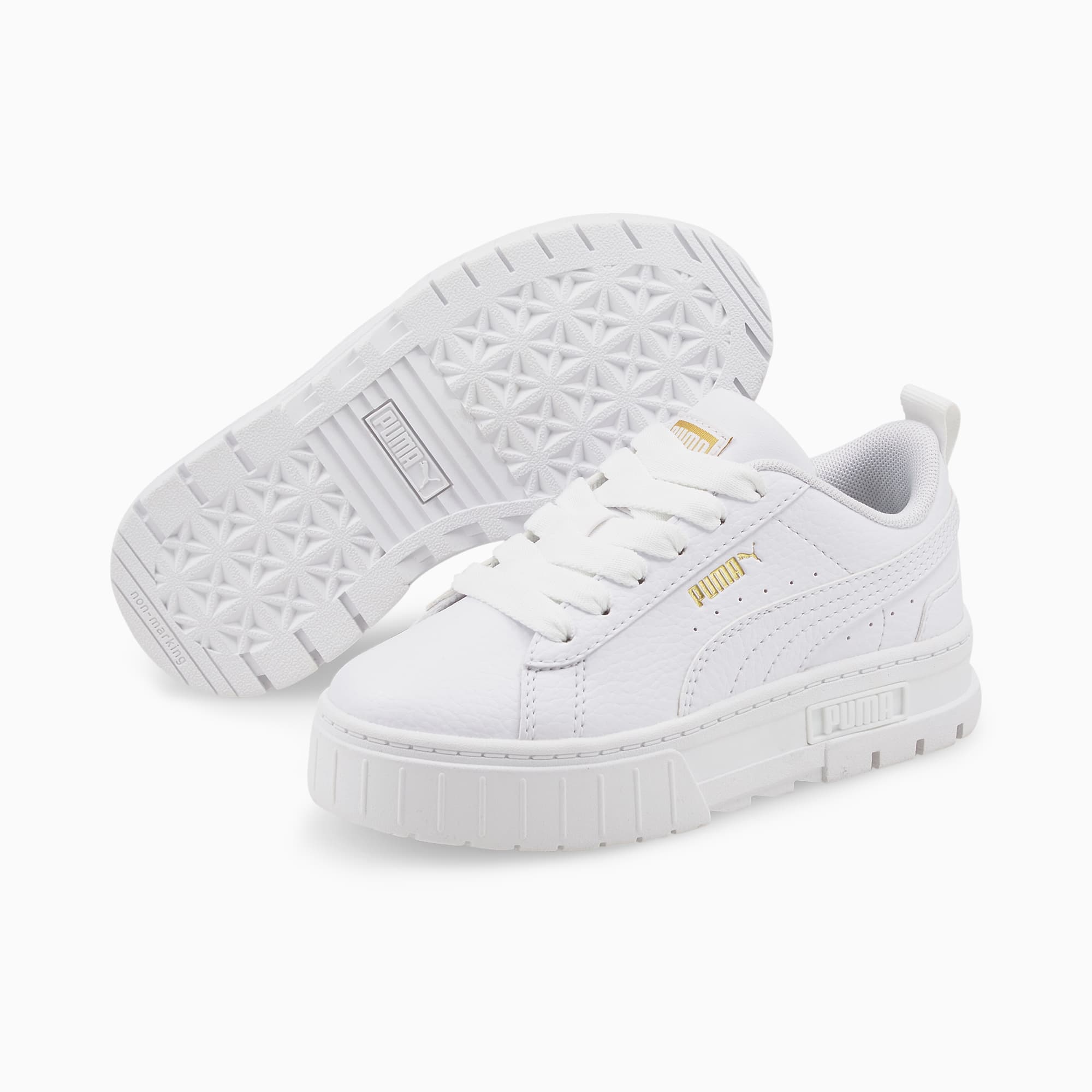 Girls white puma clearance
