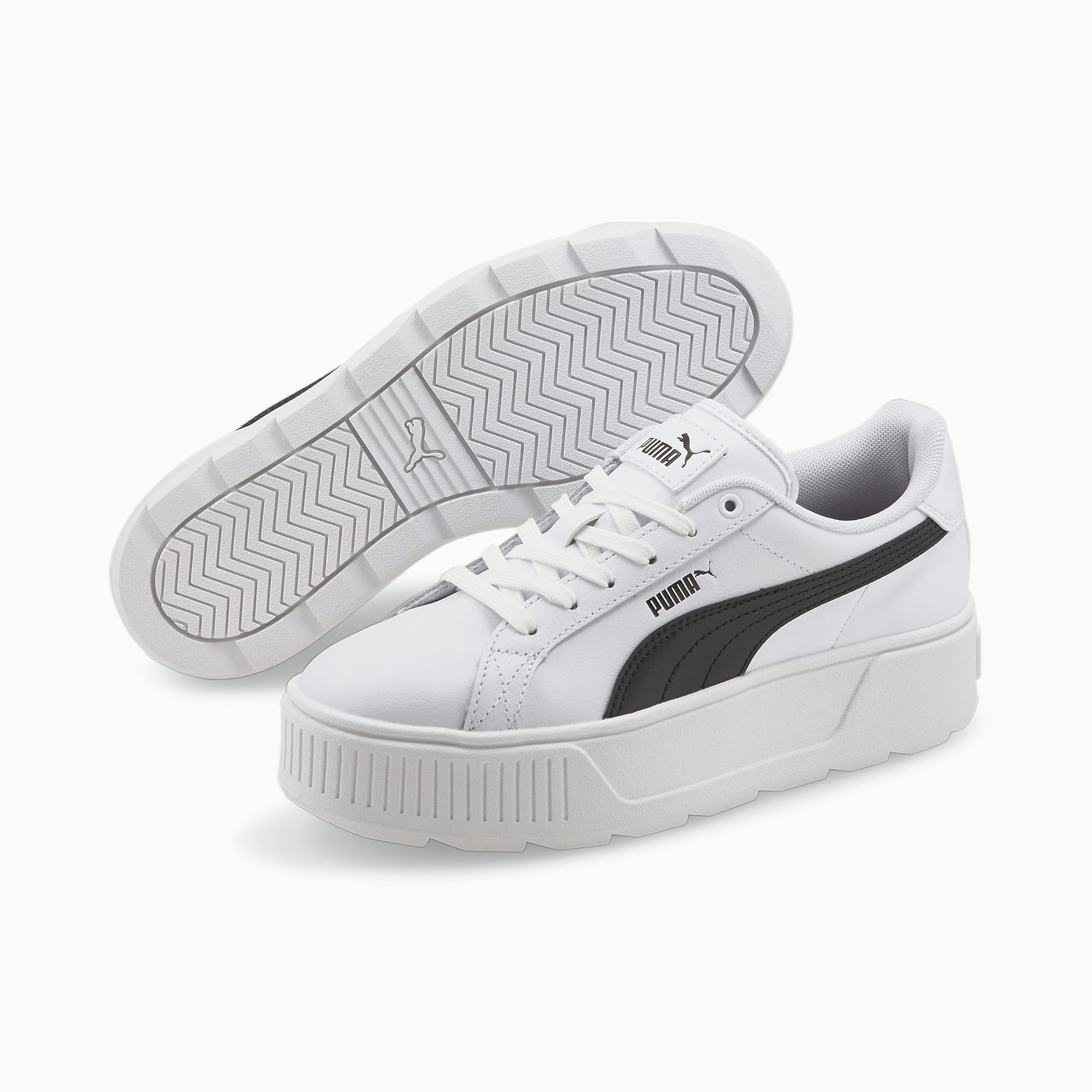 Tênis Puma Karmen L BDP White Silver Couro - Berti Maria