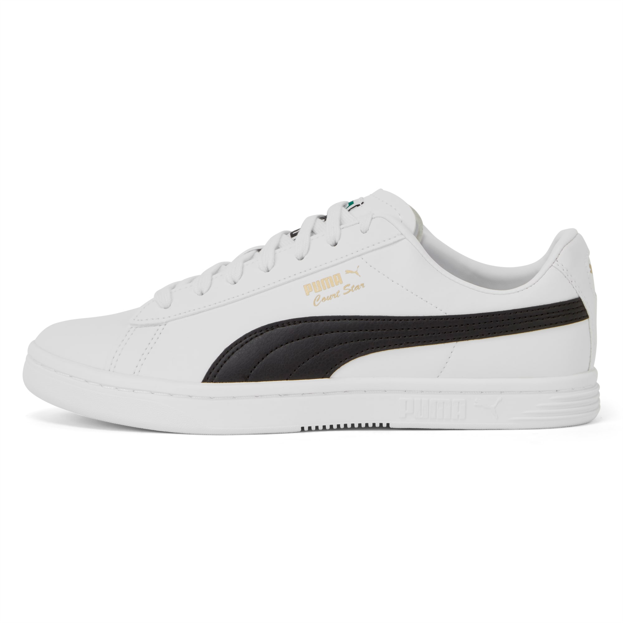 Court Star SL Unisex Sneakers | Puma White-Puma Black-Puma Team Gold ...