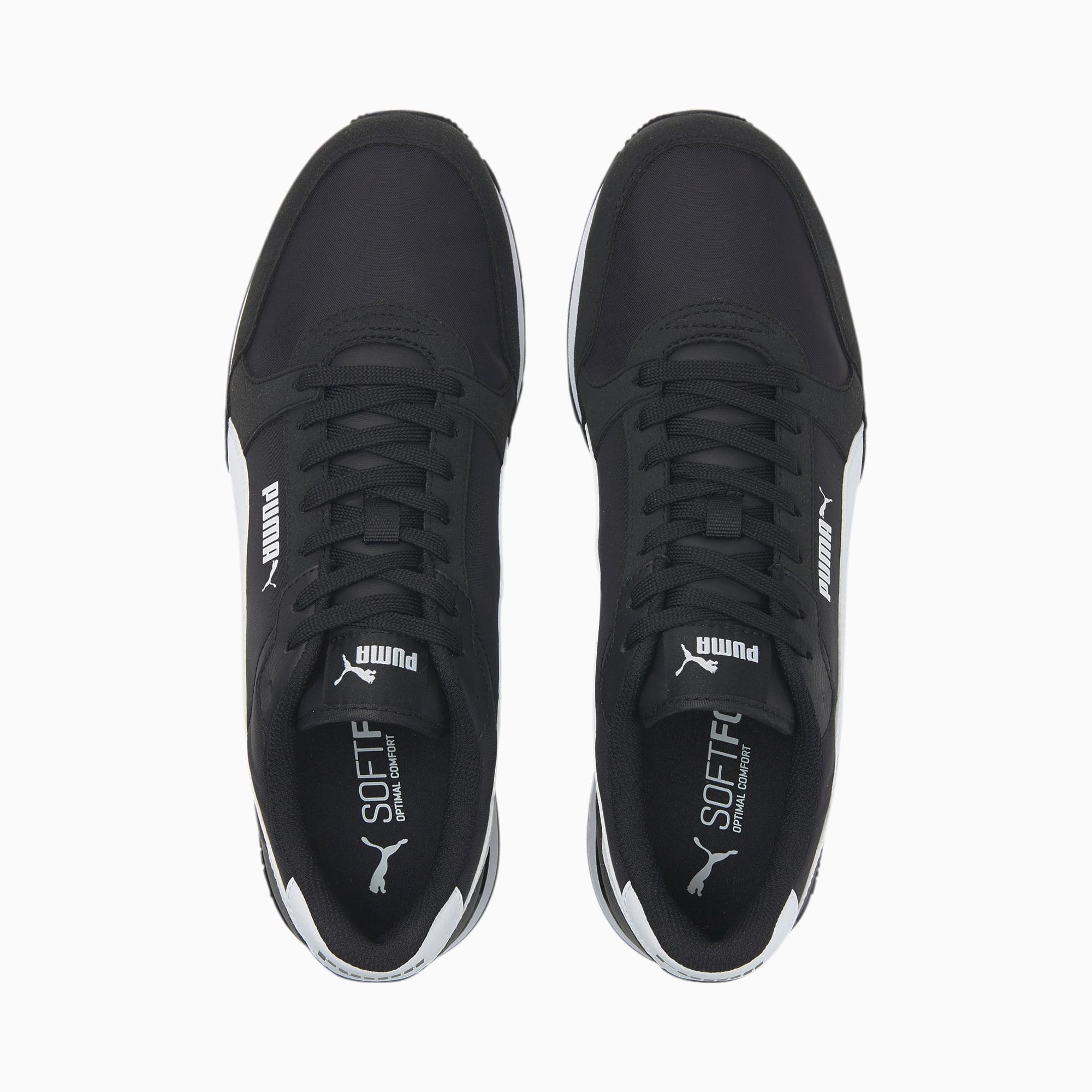 Puma St Runner V3 Men's Sneakers, Black/White, 11.5