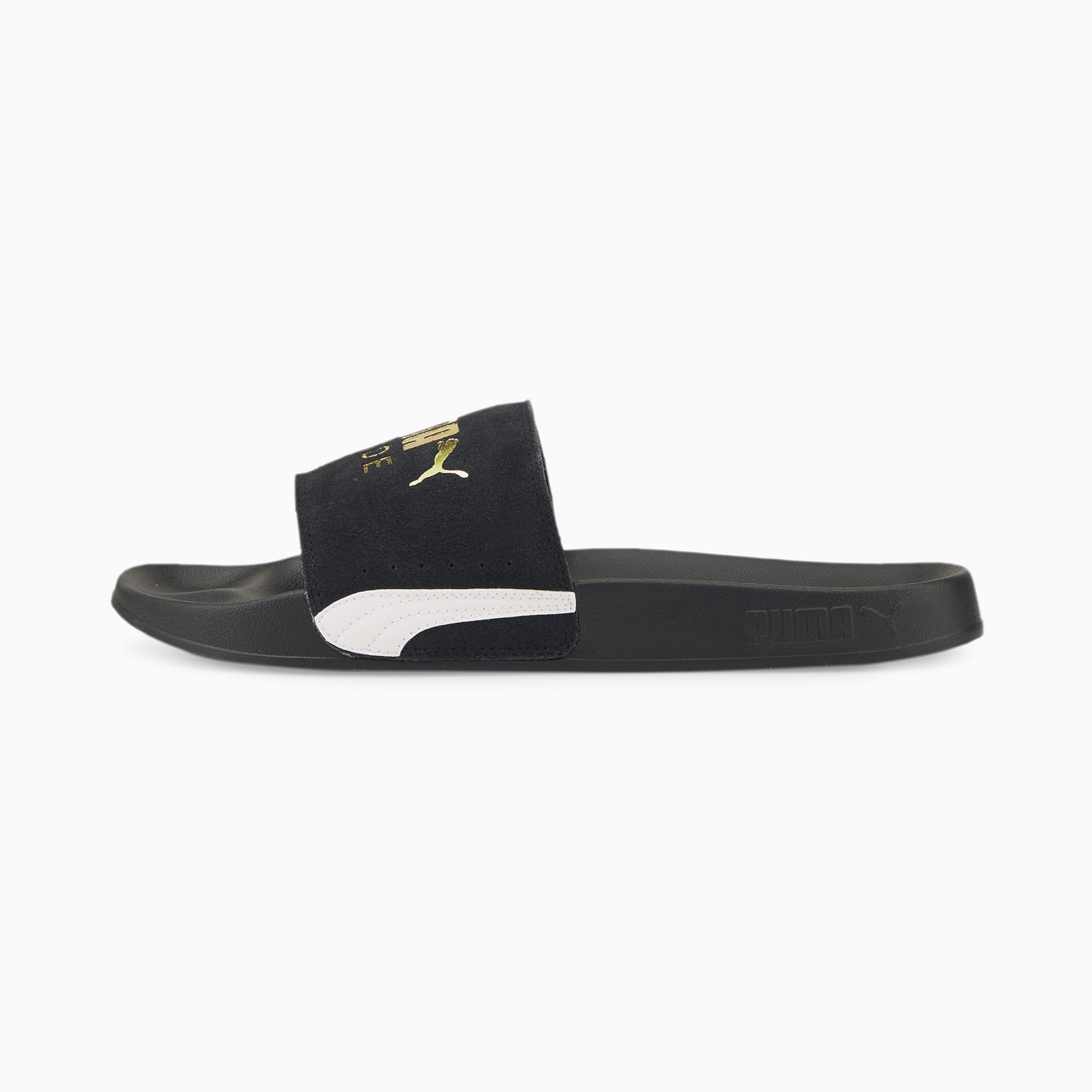 Puma black sandals deals