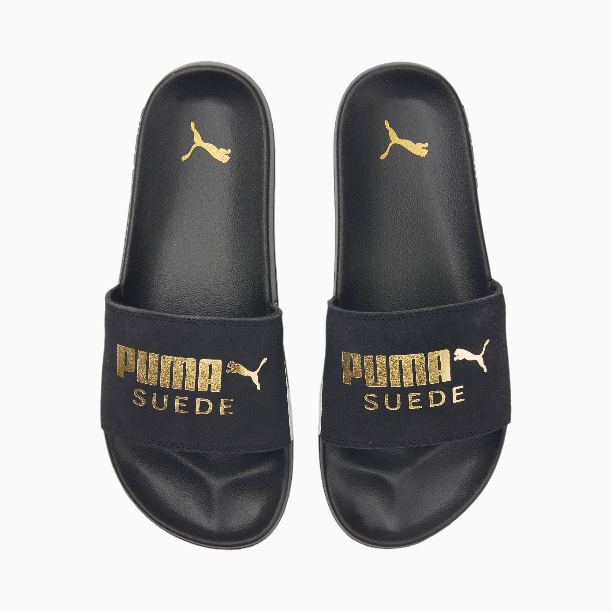 Suede puma slides outlet