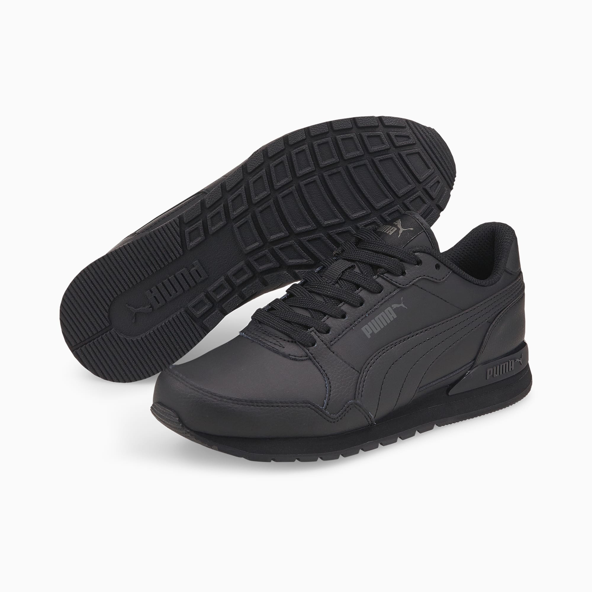 ST Runner v3 Leather Sneakers Big Kids