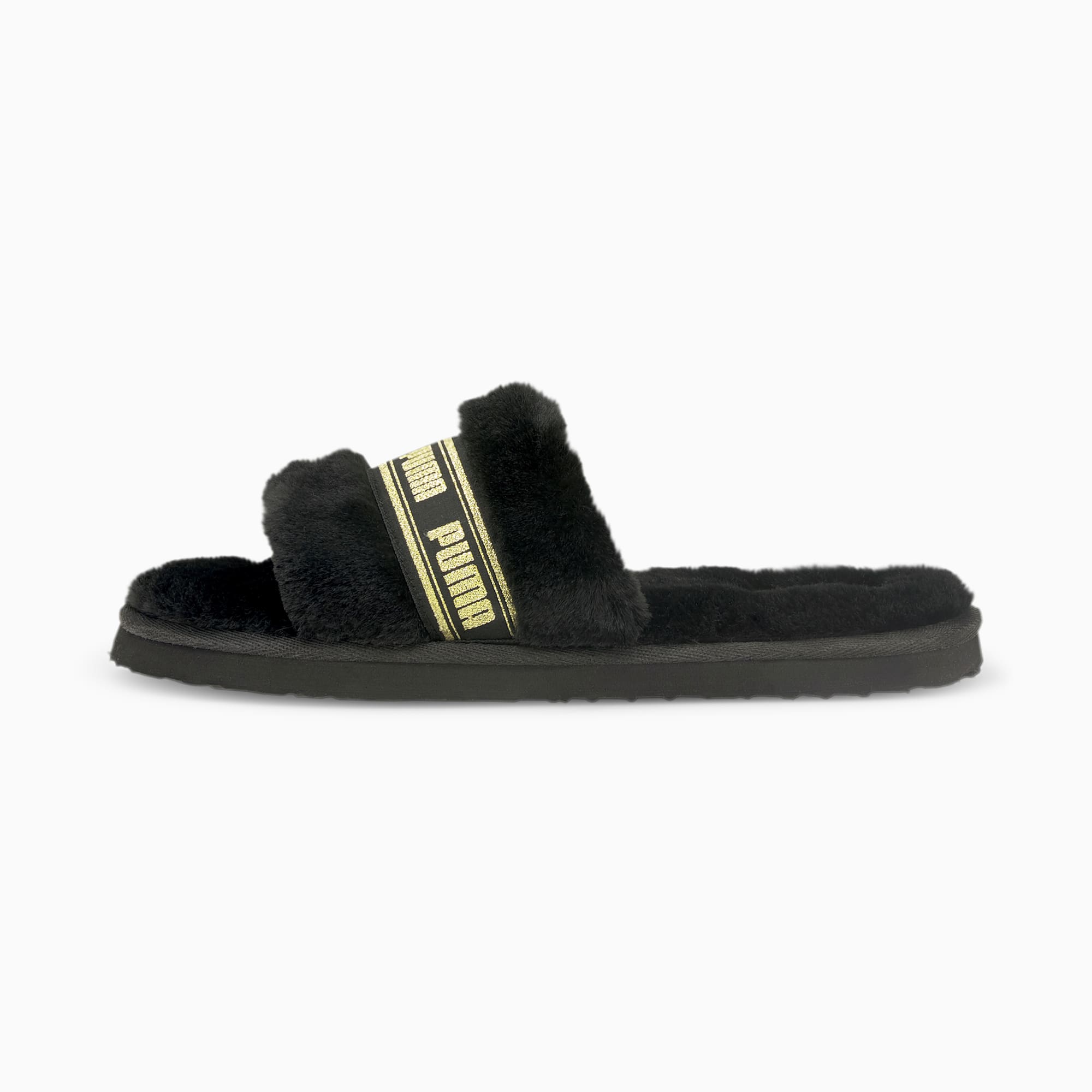 Claquettes fourrure puma top