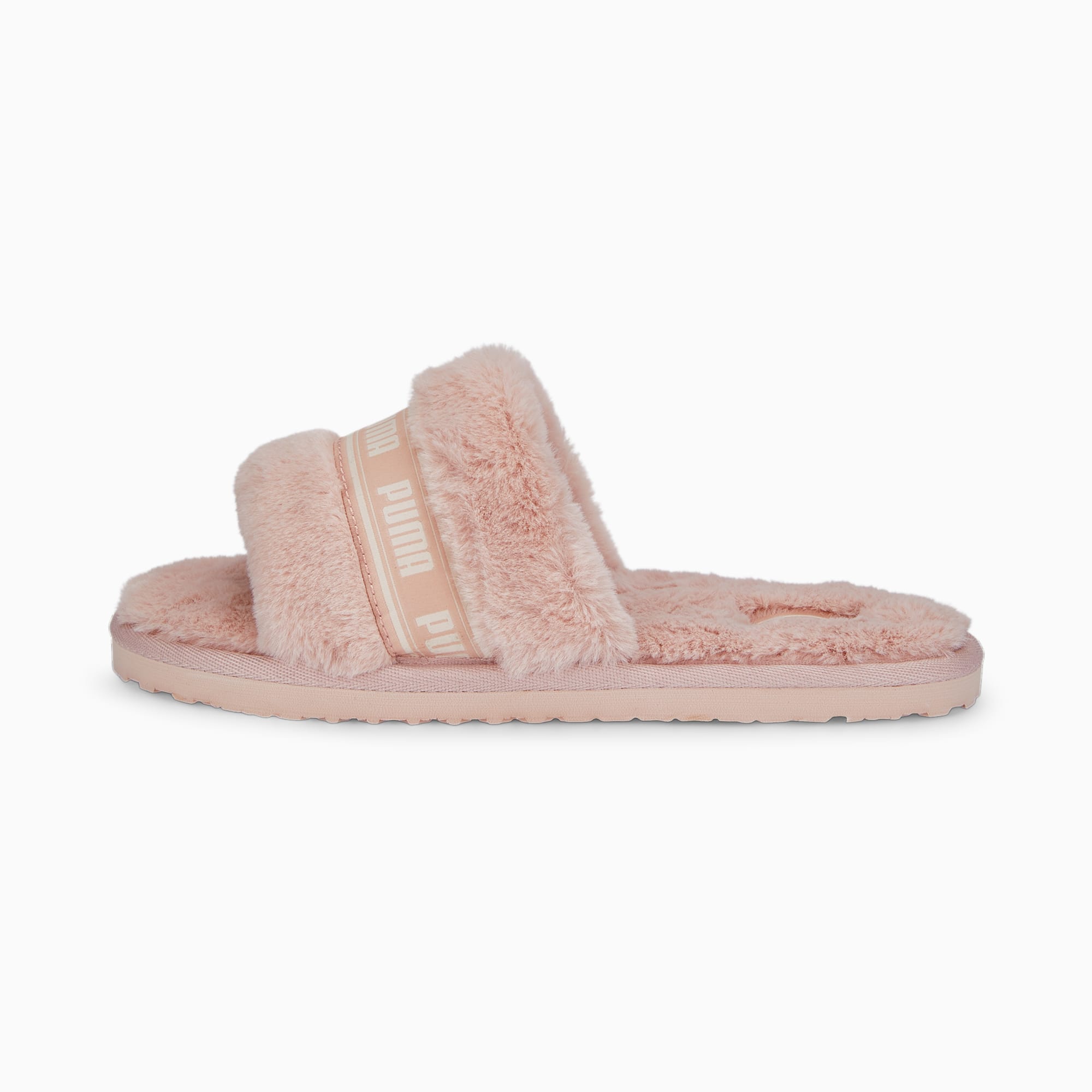 Puma fur slides buy clearance