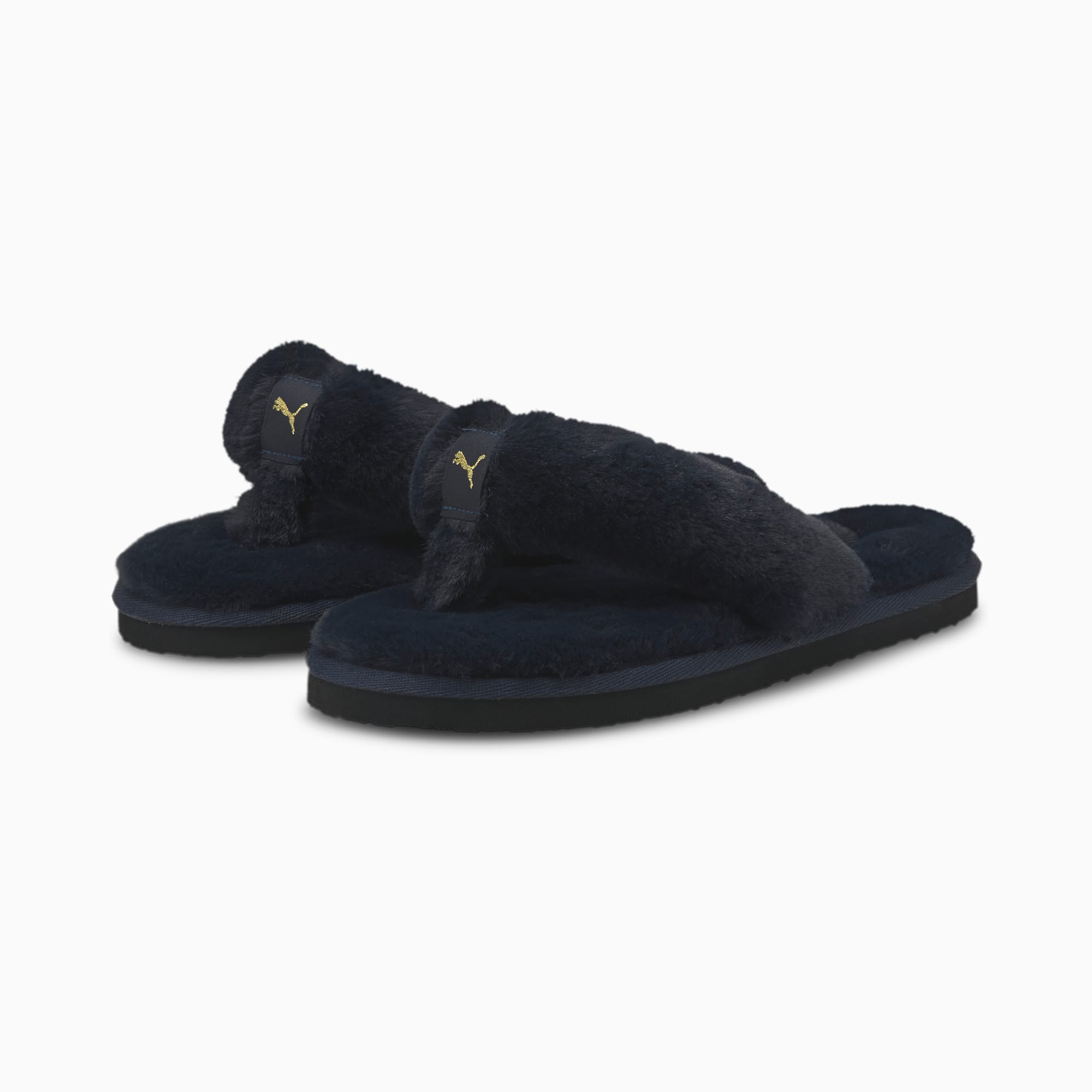Puma fluffy slippers australia online