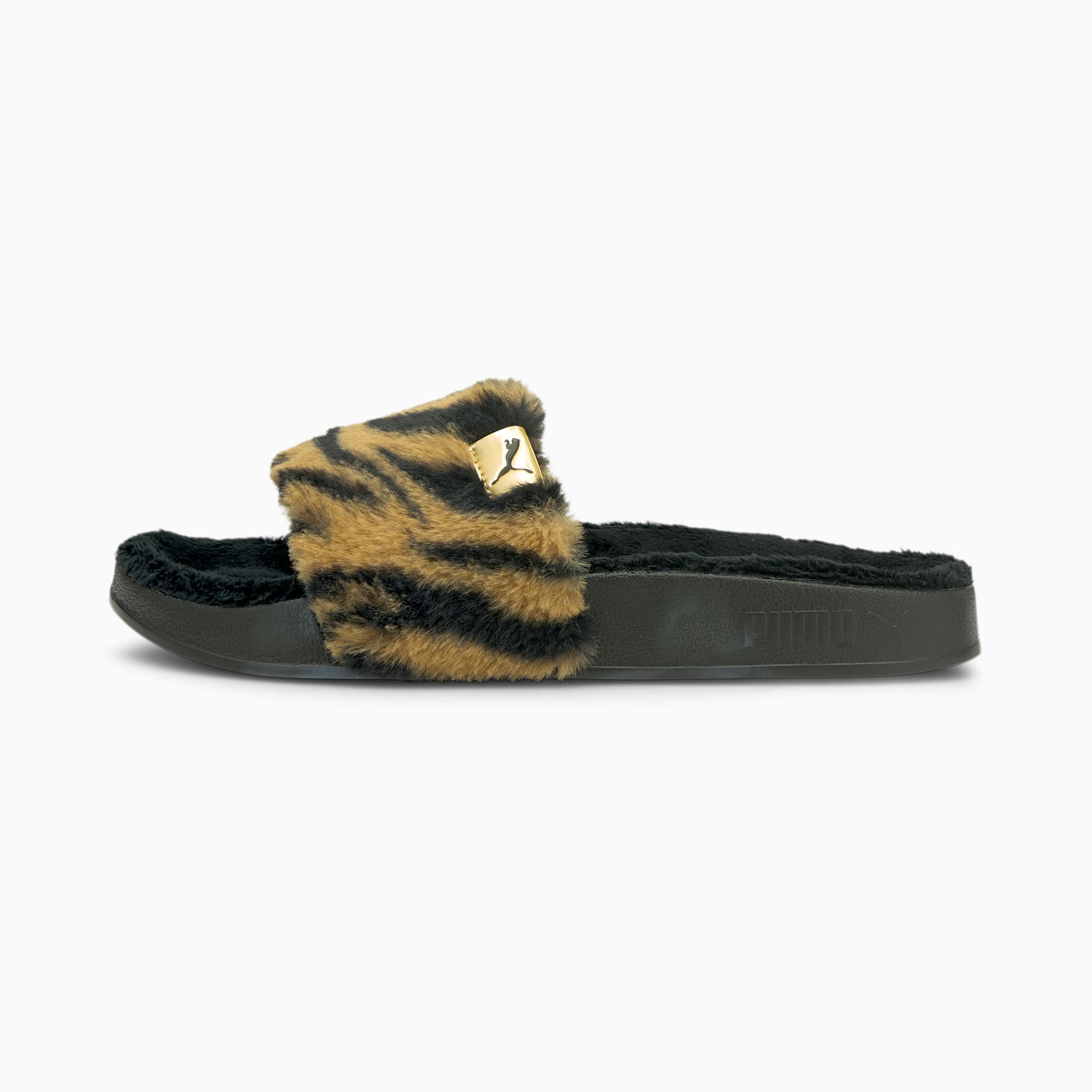 Puma slides leopard print shop