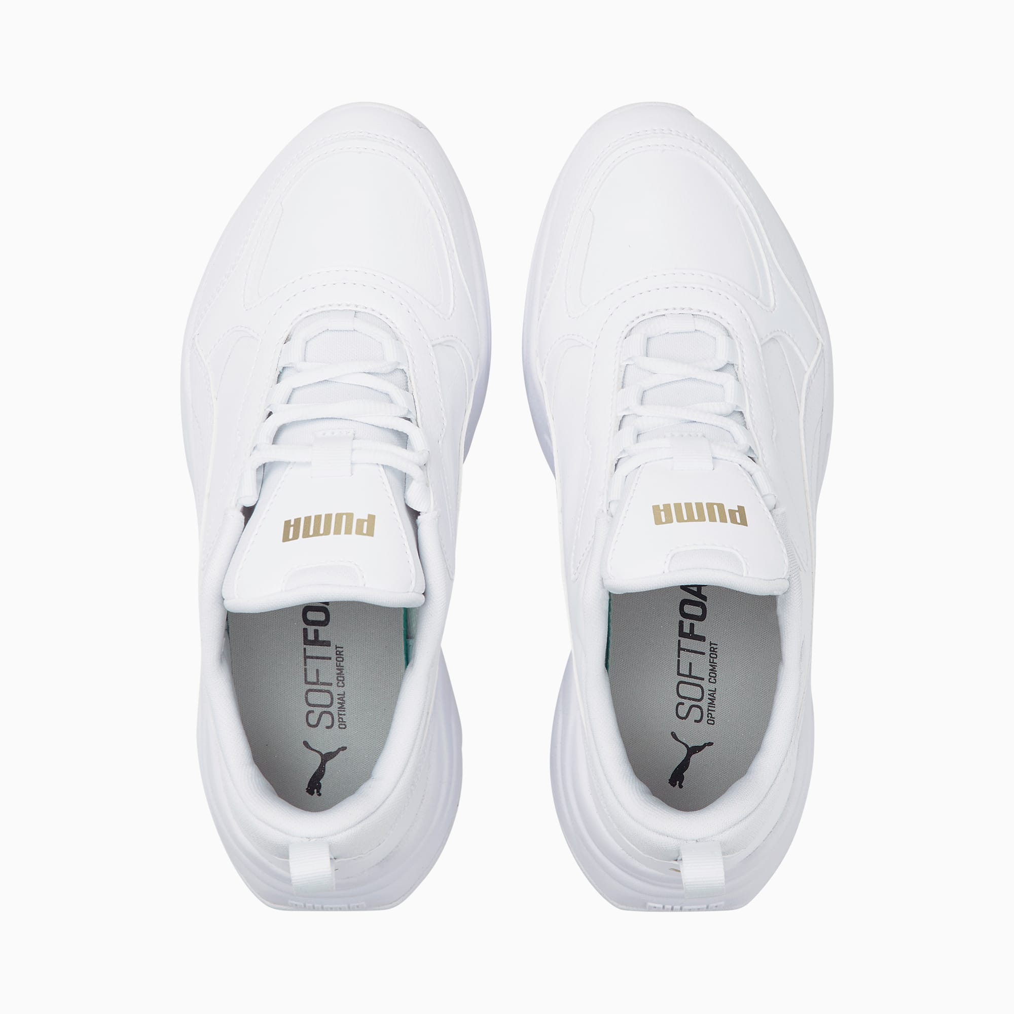 White puma discount tennis shoes