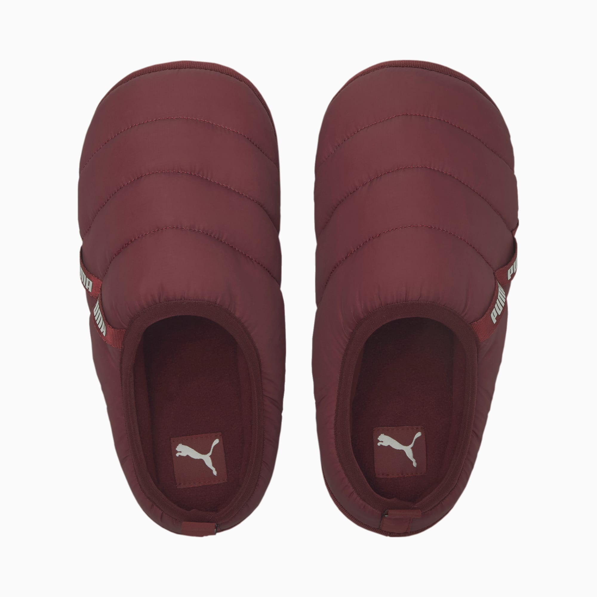 Maroon puma slippers cheap