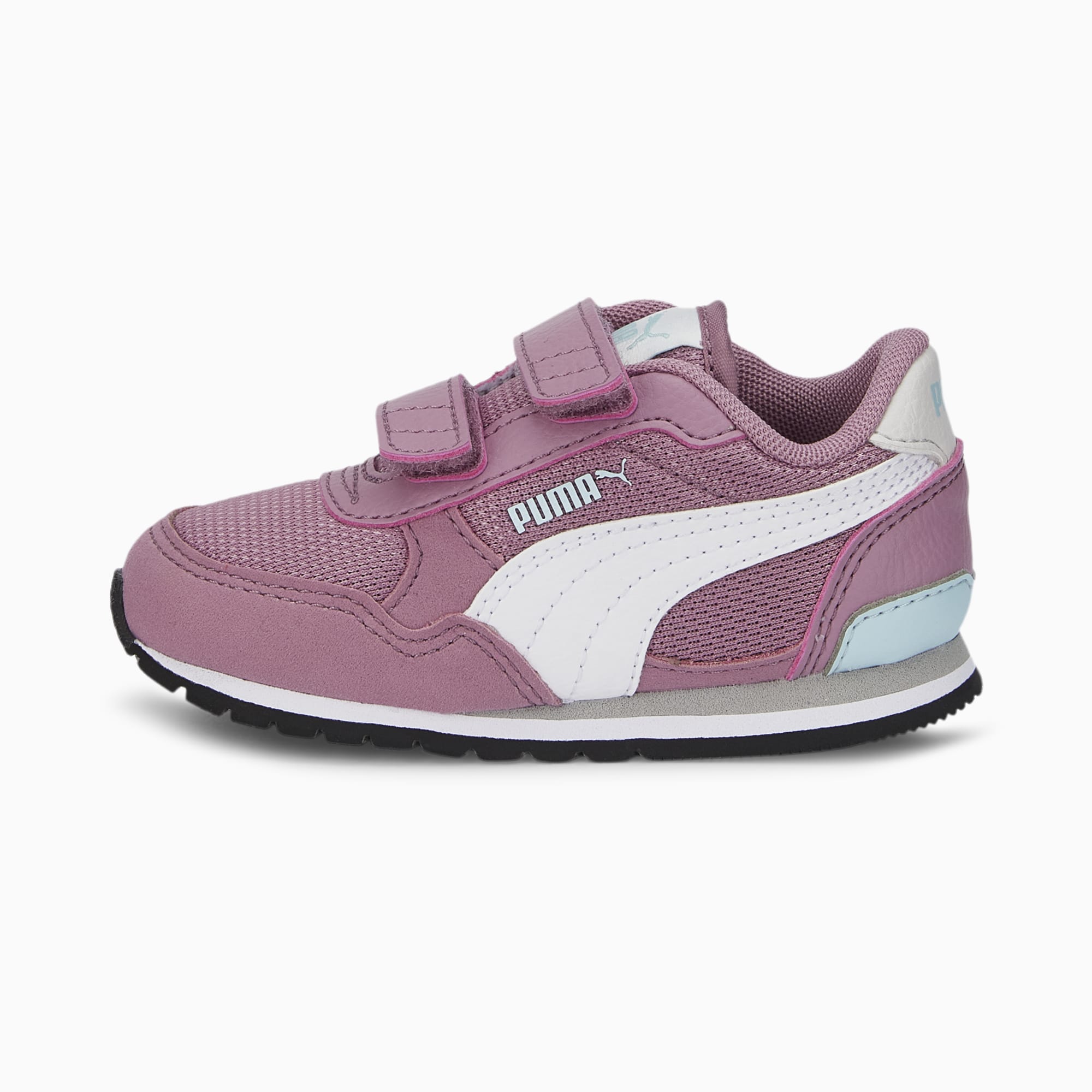 ST Runner | Aqua White-Light Pale PUMA Shoes | Grape-Puma v3 PUMA | Sneakers Kids V Mesh