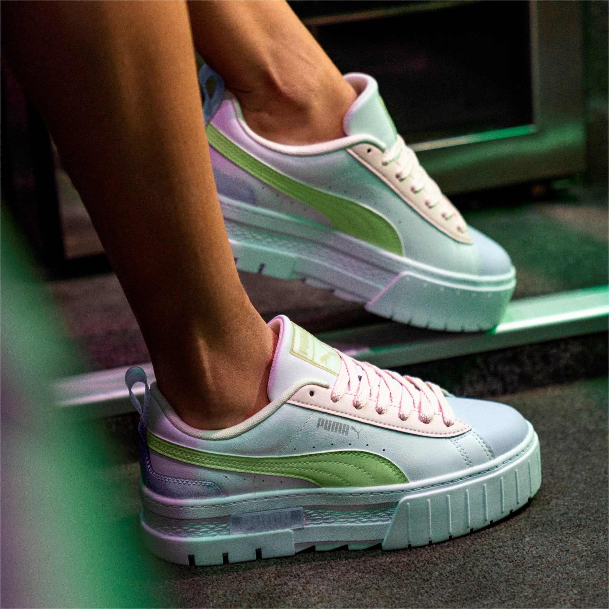 Mayze Leather Women s Sneakers