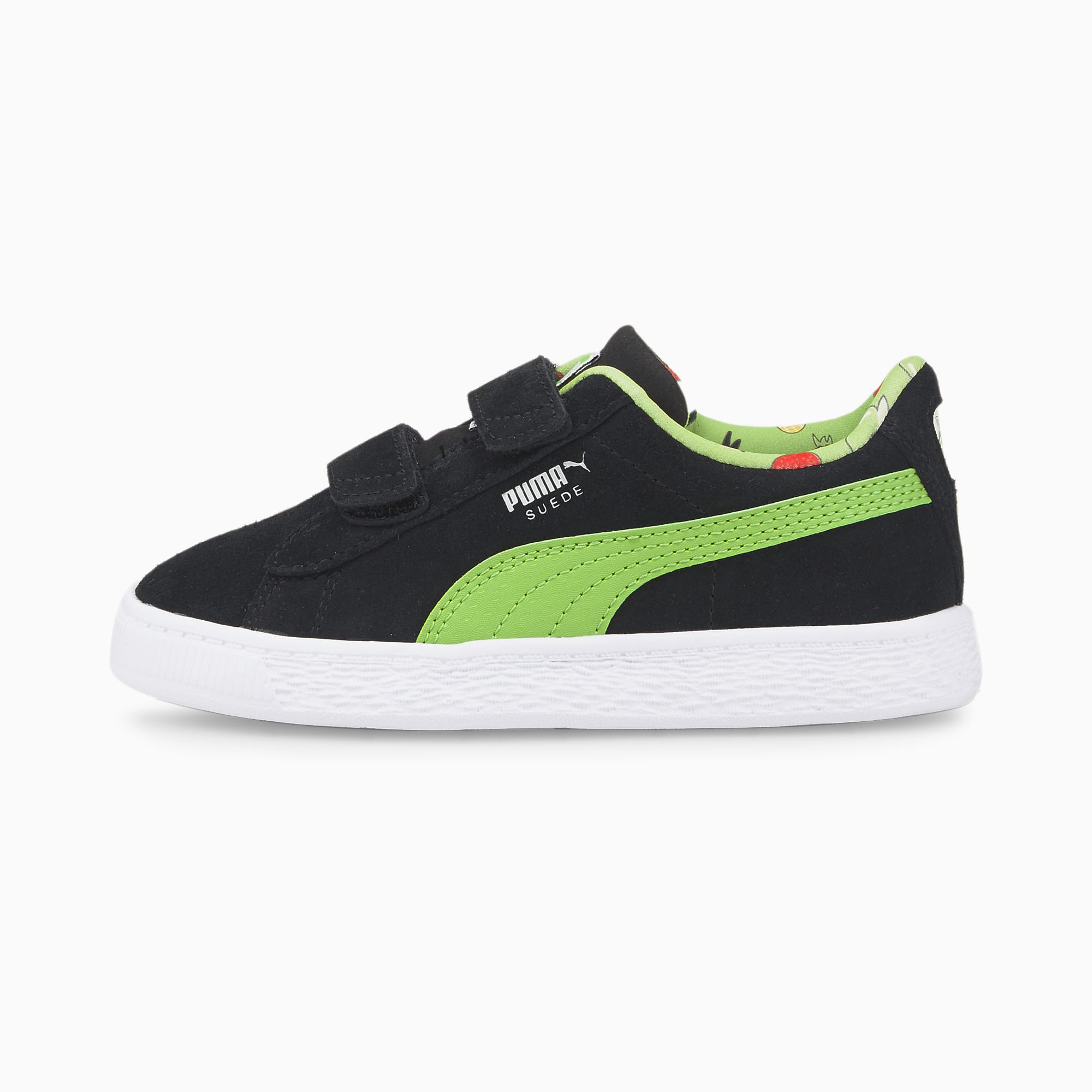 Puma suede hot sale grey kids