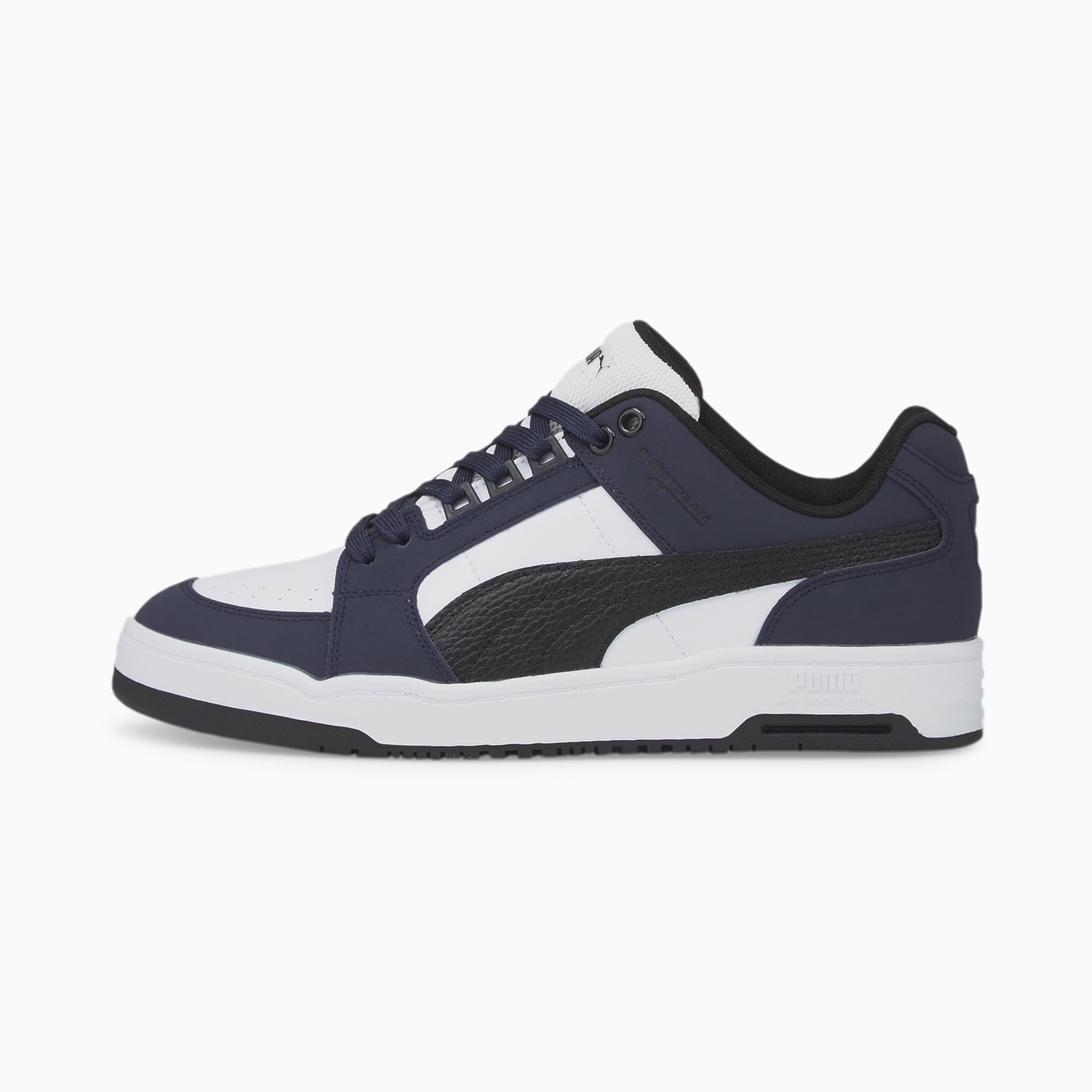 Puma cali remix white colour block trainers shop