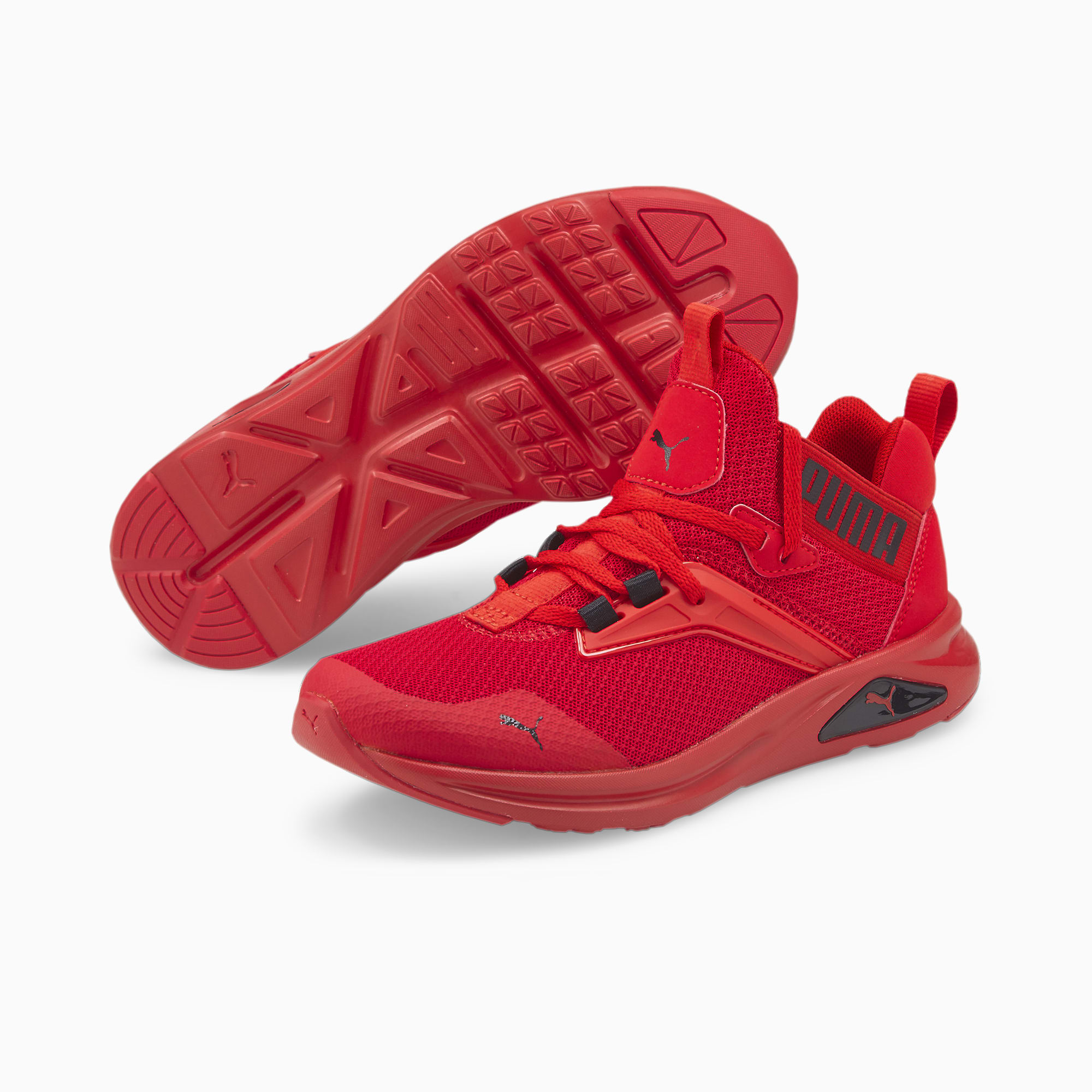 Puma all red shoes sales