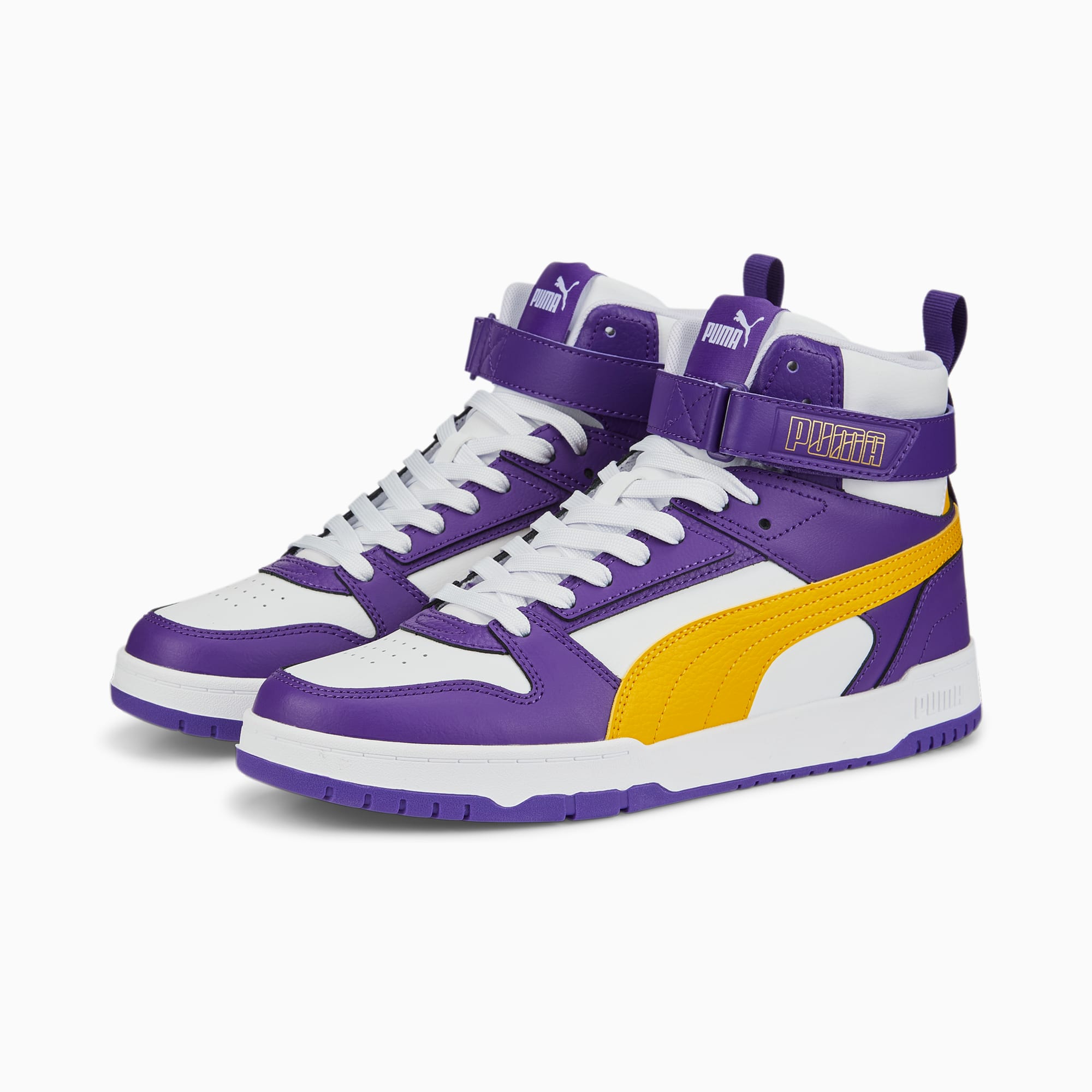 RBD Game Sneakers | Prism All Puma PUMA | White-Puma Violet-Spectra Shop | PUMA Team Yellow-Puma Gold