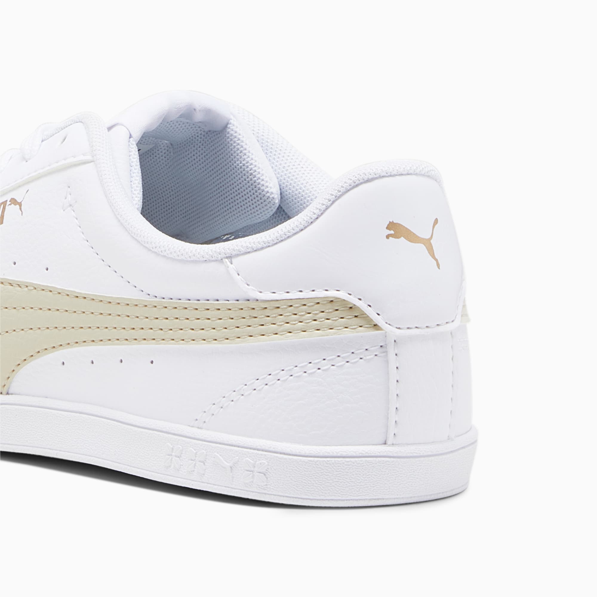 Puma white vikky clearance sneakers